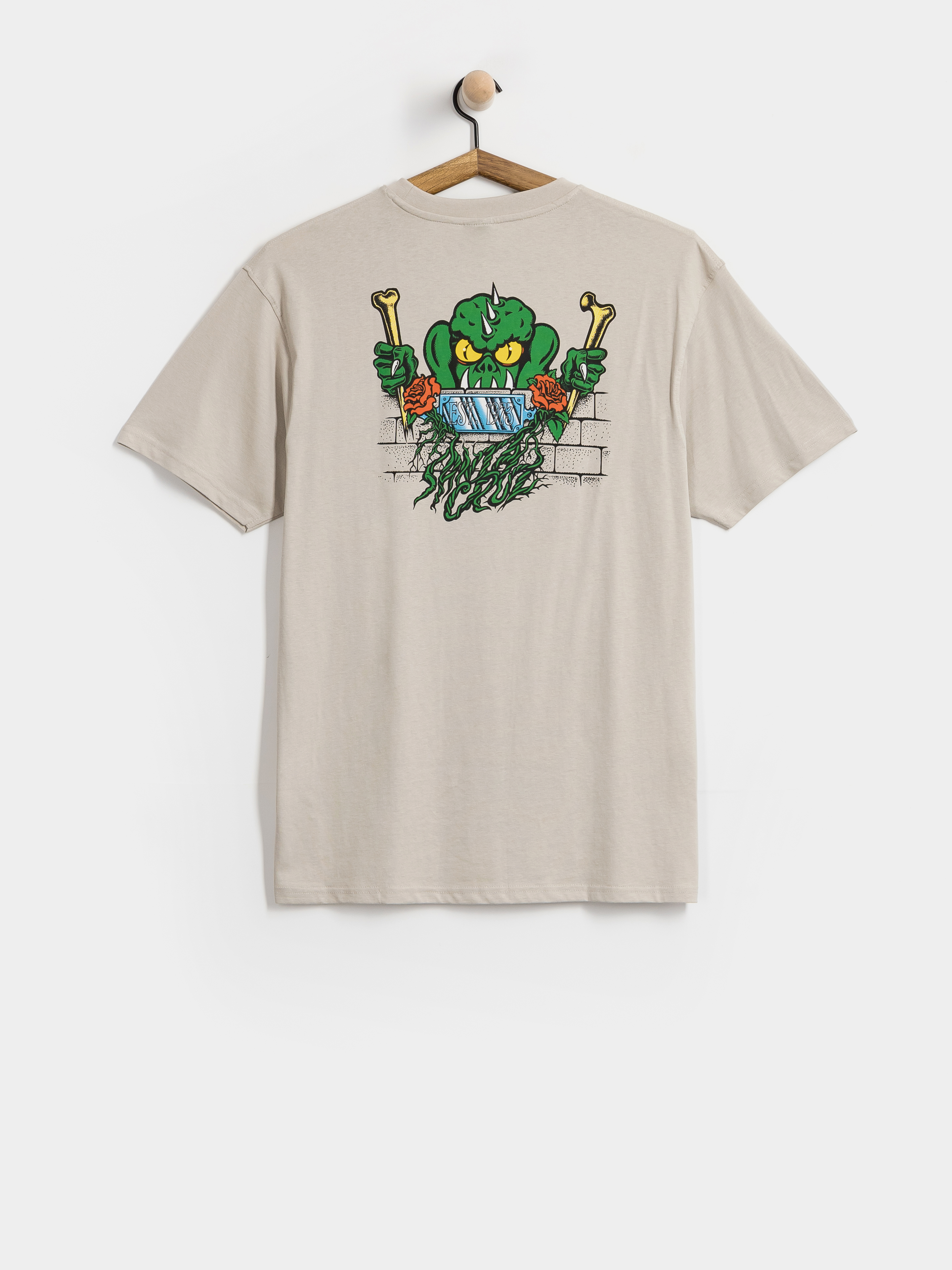Тениска Santa Cruz Rankine Monster (warm grey)