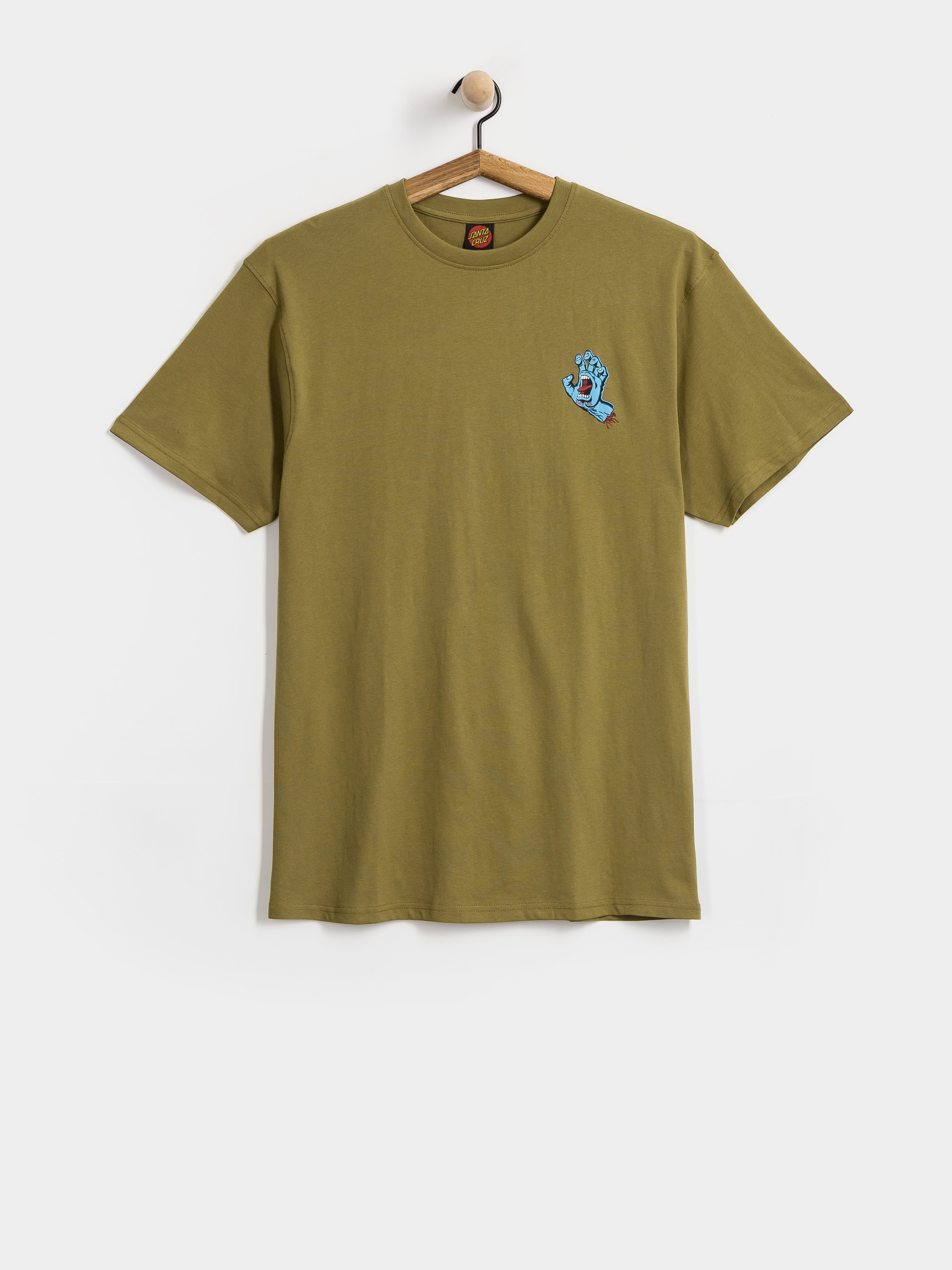Тениска Santa Cruz Screaming Hand Chest (deep olive)