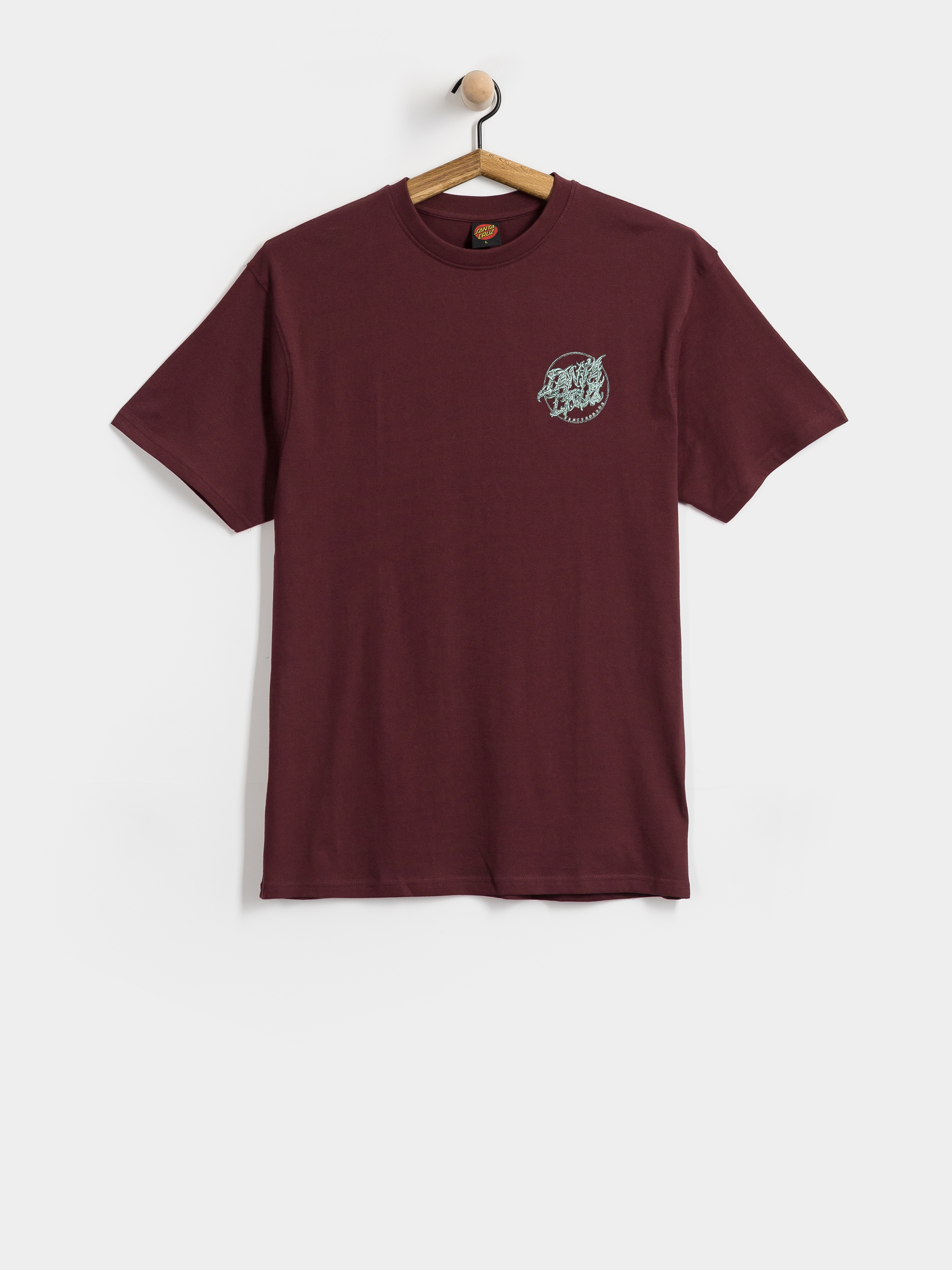 Тениска Santa Cruz Scourge Dot (dark plum)