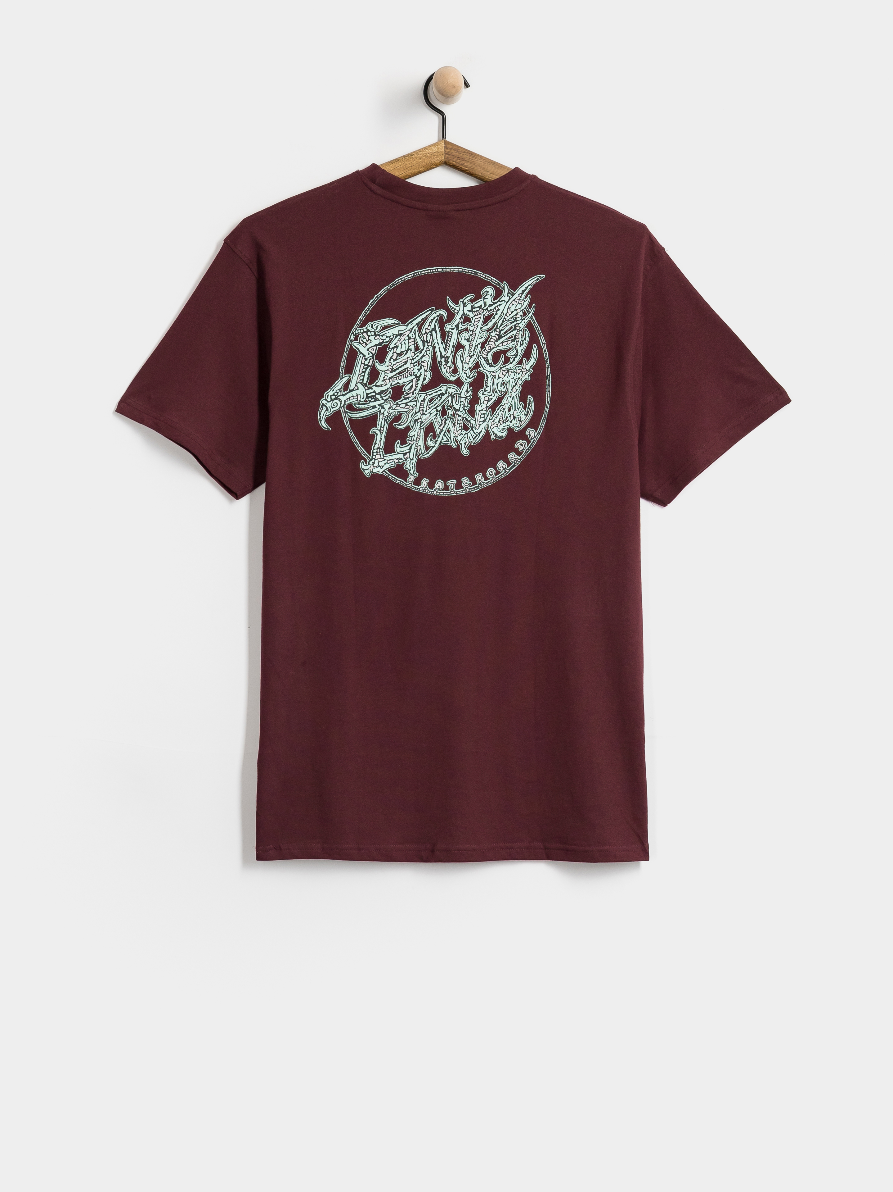 Тениска Santa Cruz Scourge Dot (dark plum)