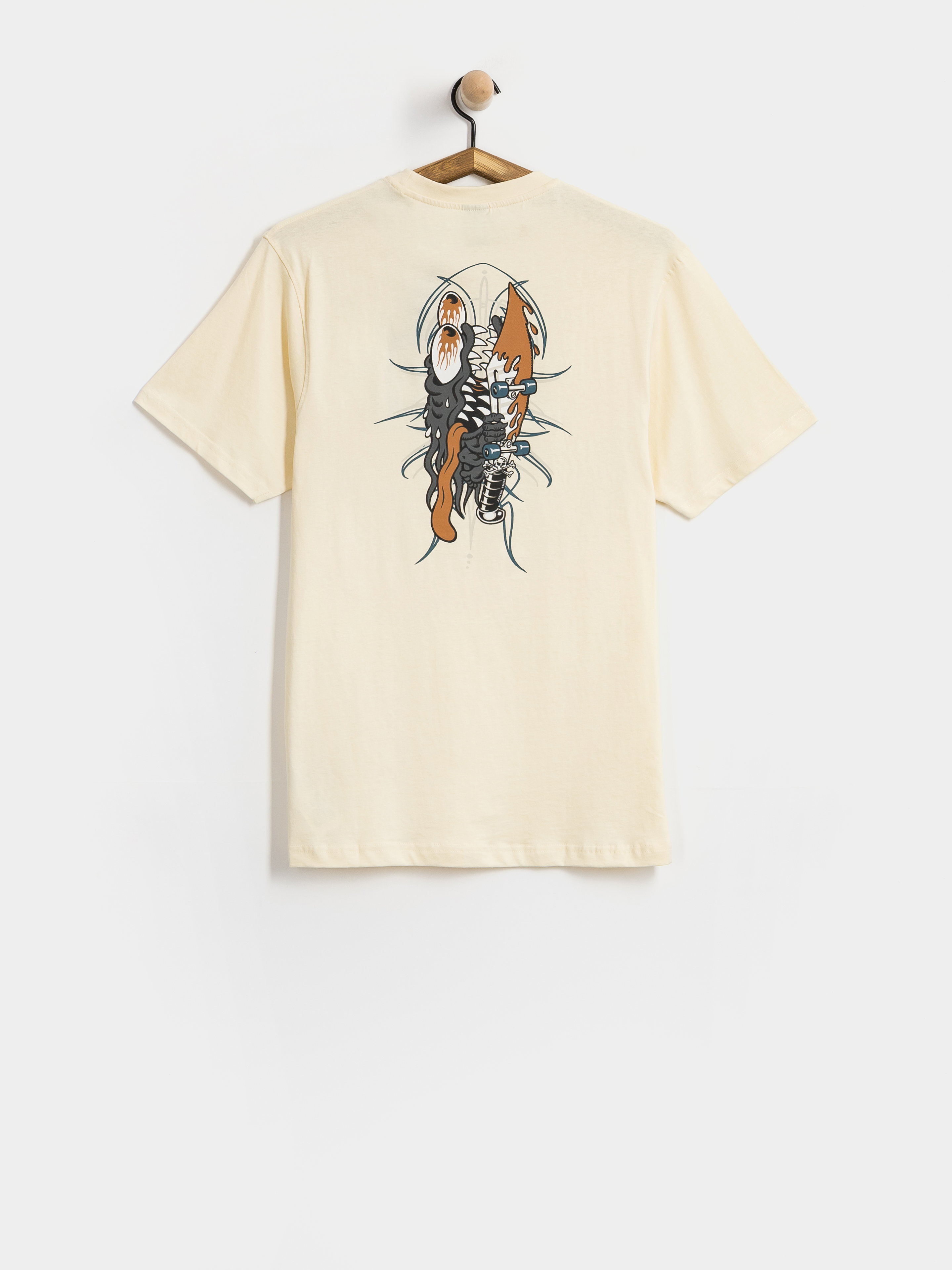 Тениска Santa Cruz Meek Pinstripe Slasher (wax paper)