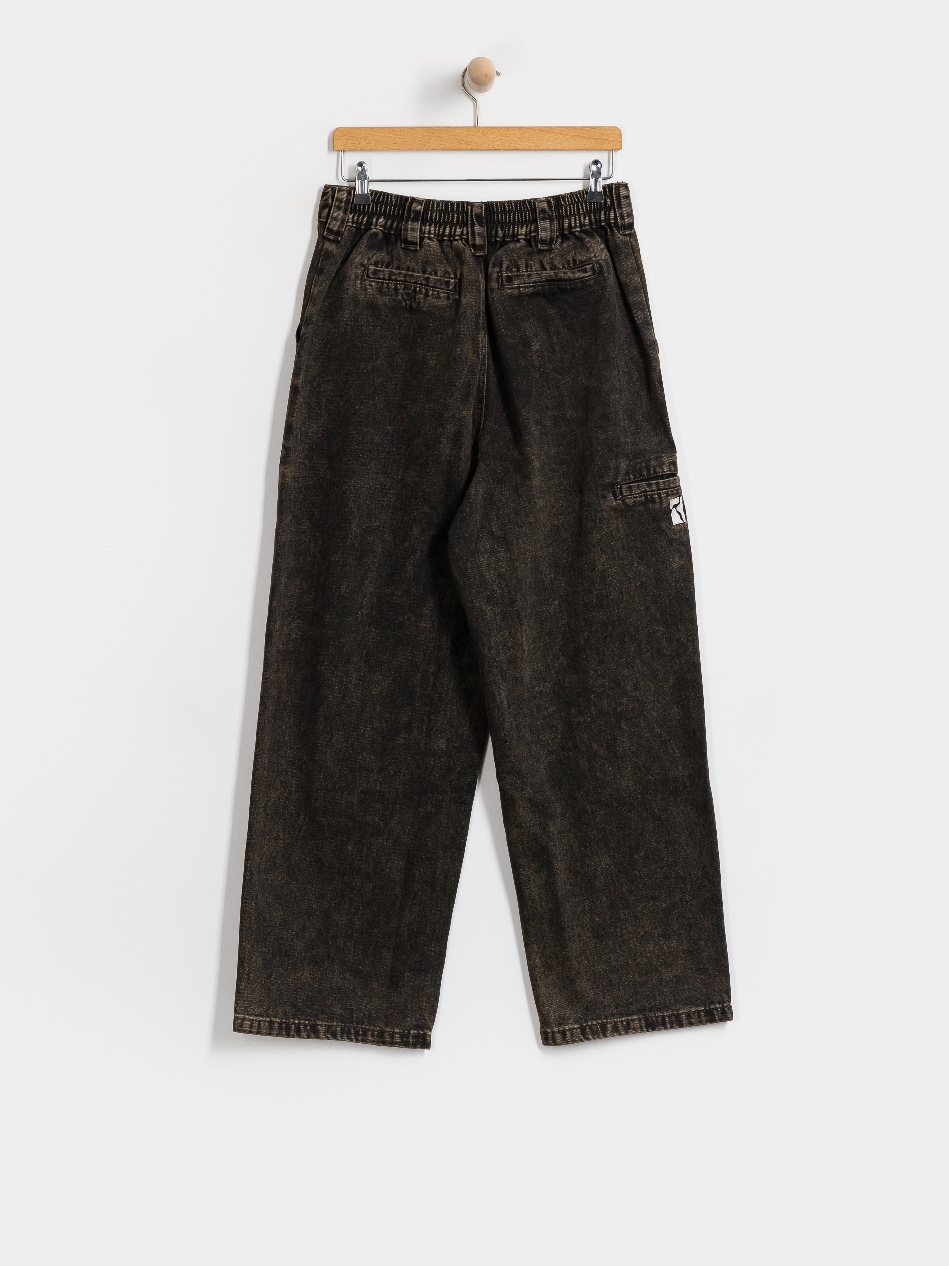Панталони Poetic Collective Painter (brown acid denim wash)
