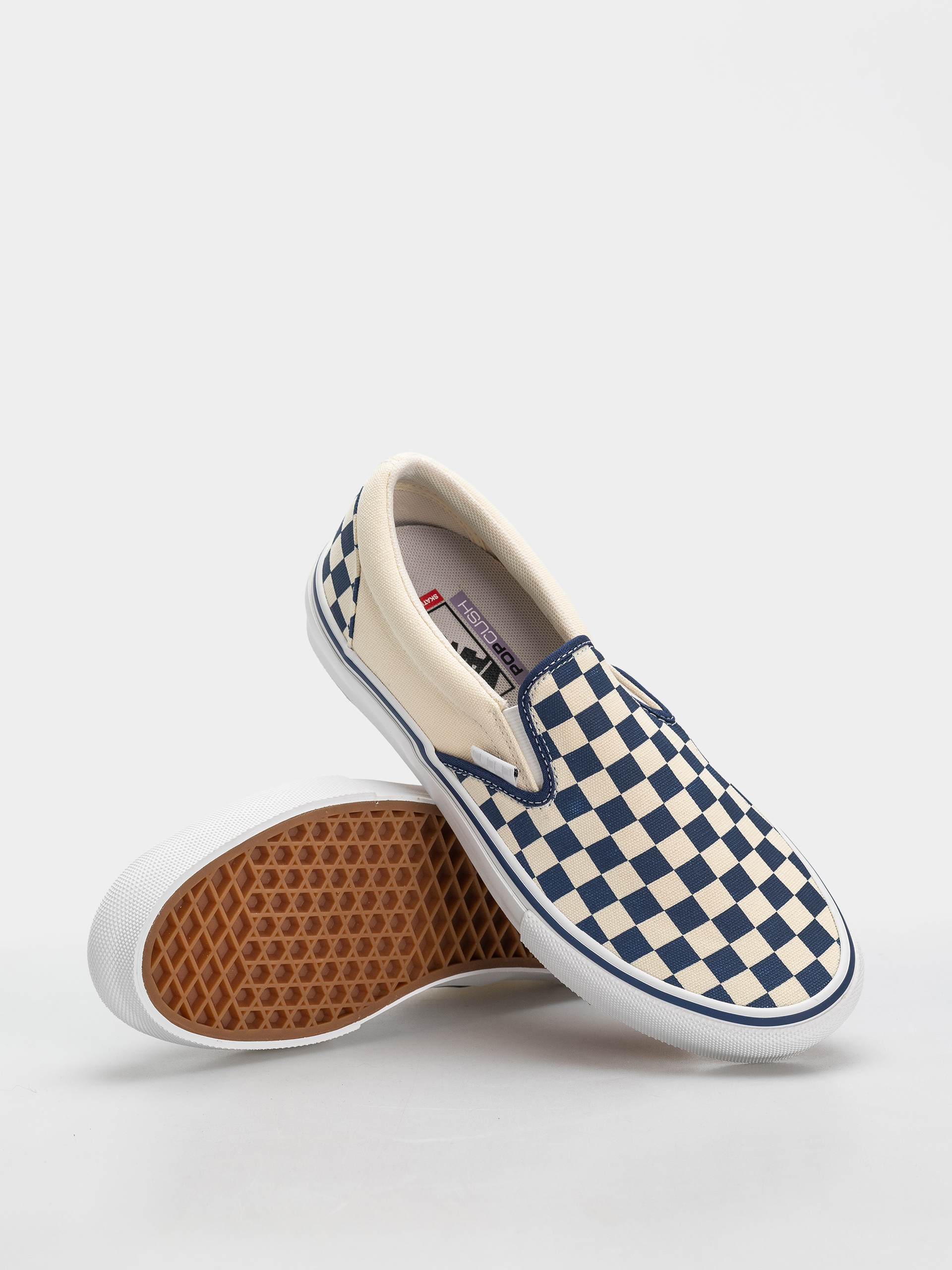 Обувки Vans Skate Slip On (blue checkerboard)