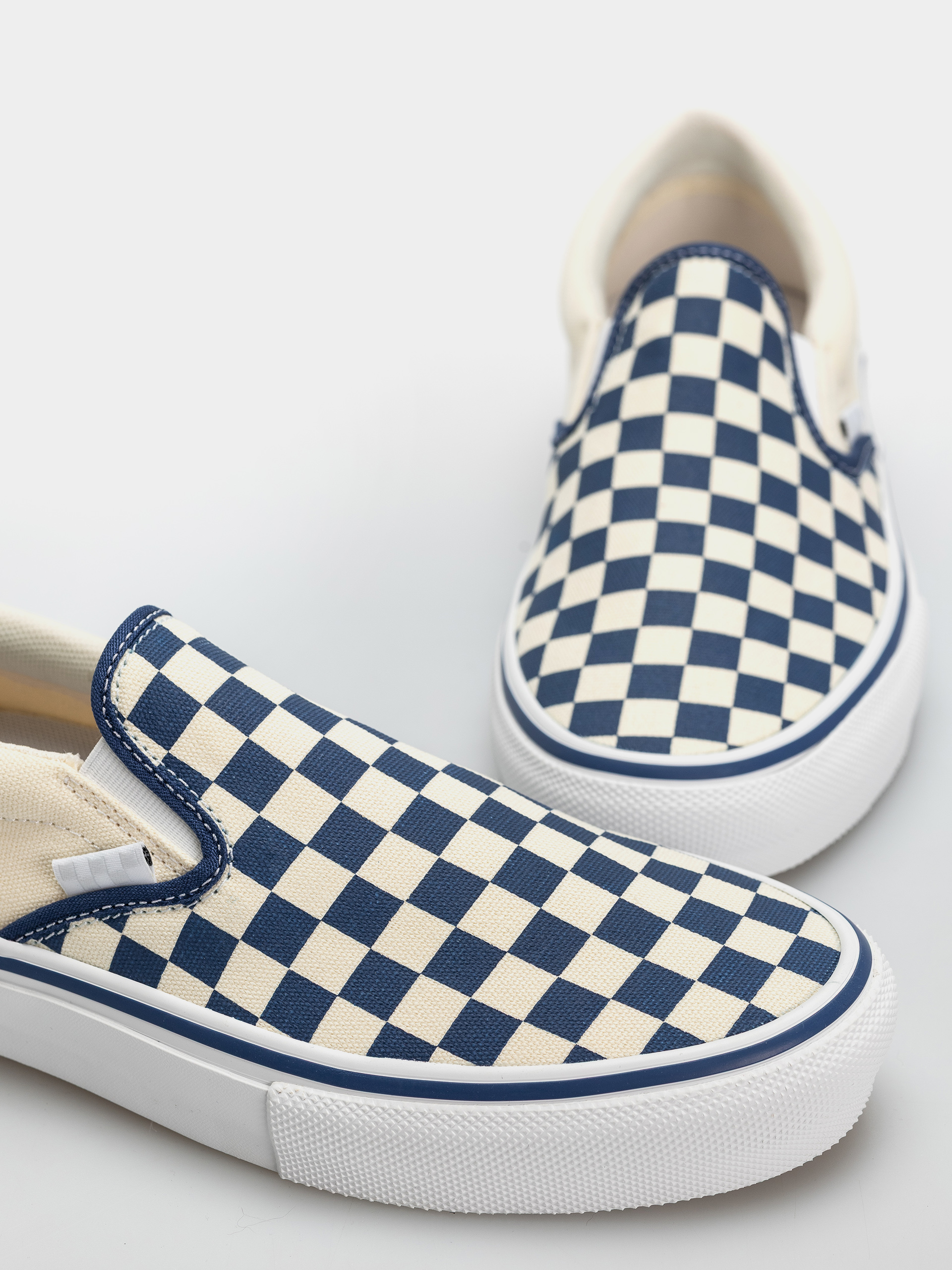 Обувки Vans Skate Slip On (blue checkerboard)