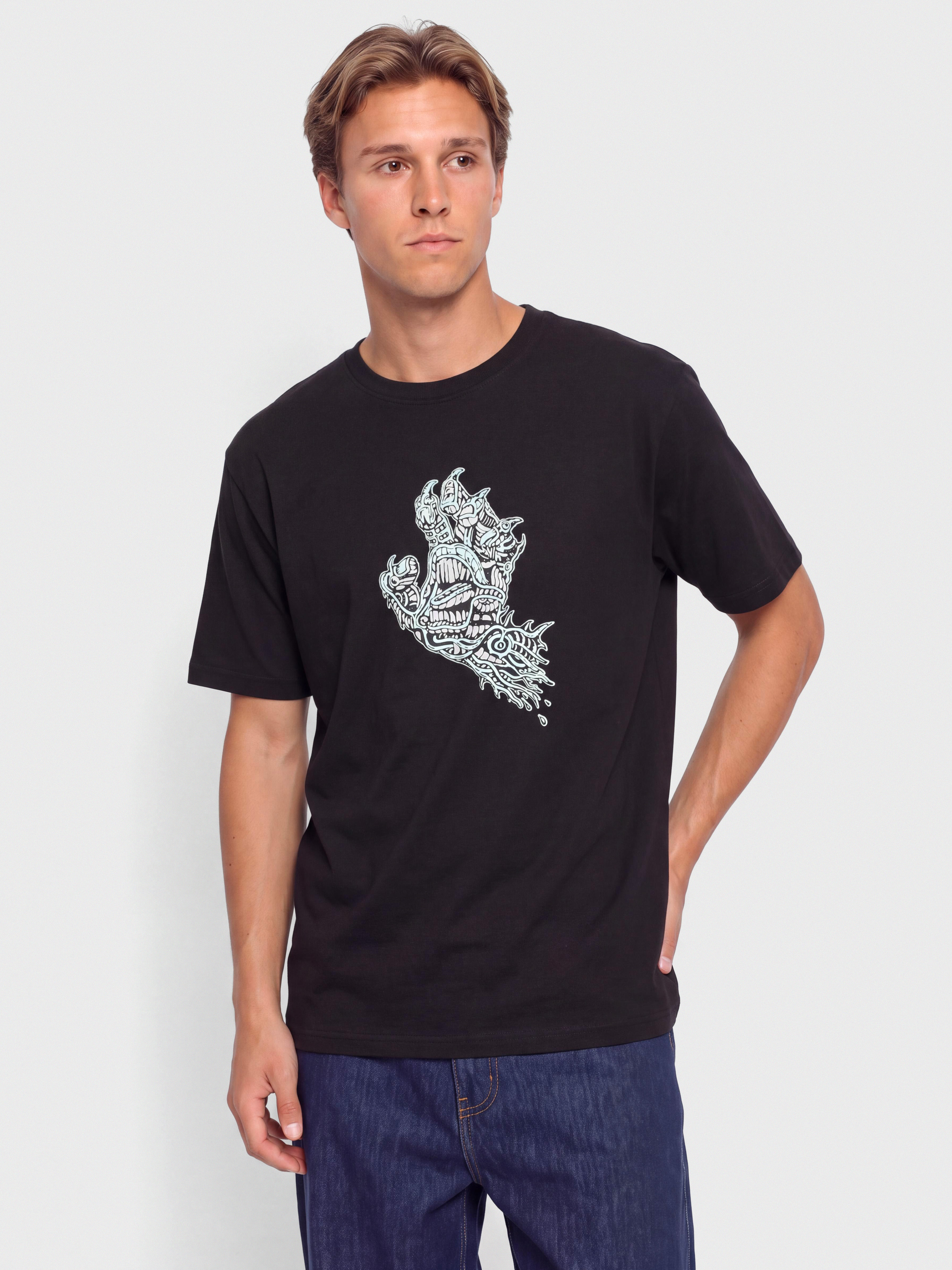 Тениска Santa Cruz Scourge Hand Front