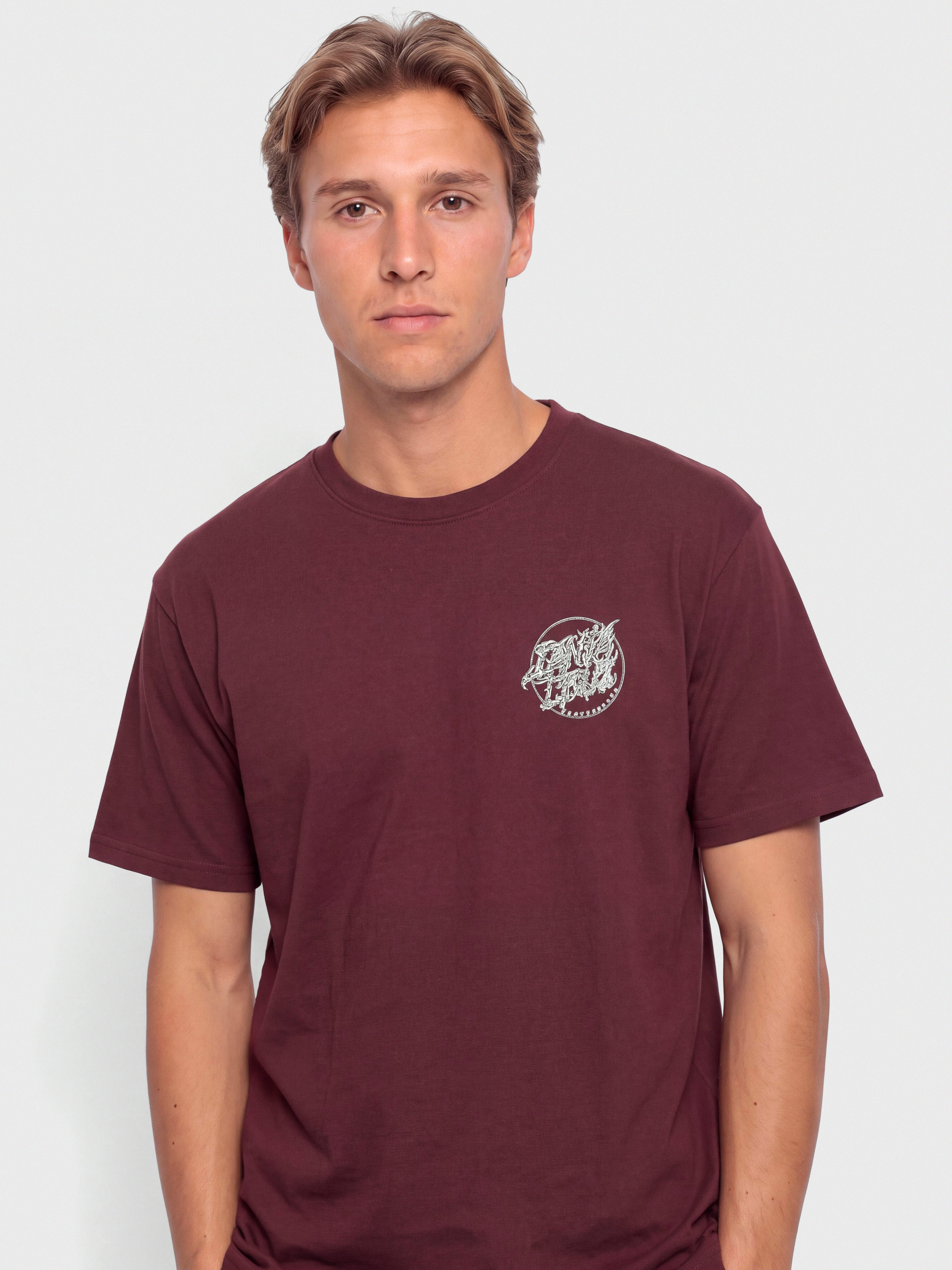 Тениска Santa Cruz Scourge Dot (dark plum)