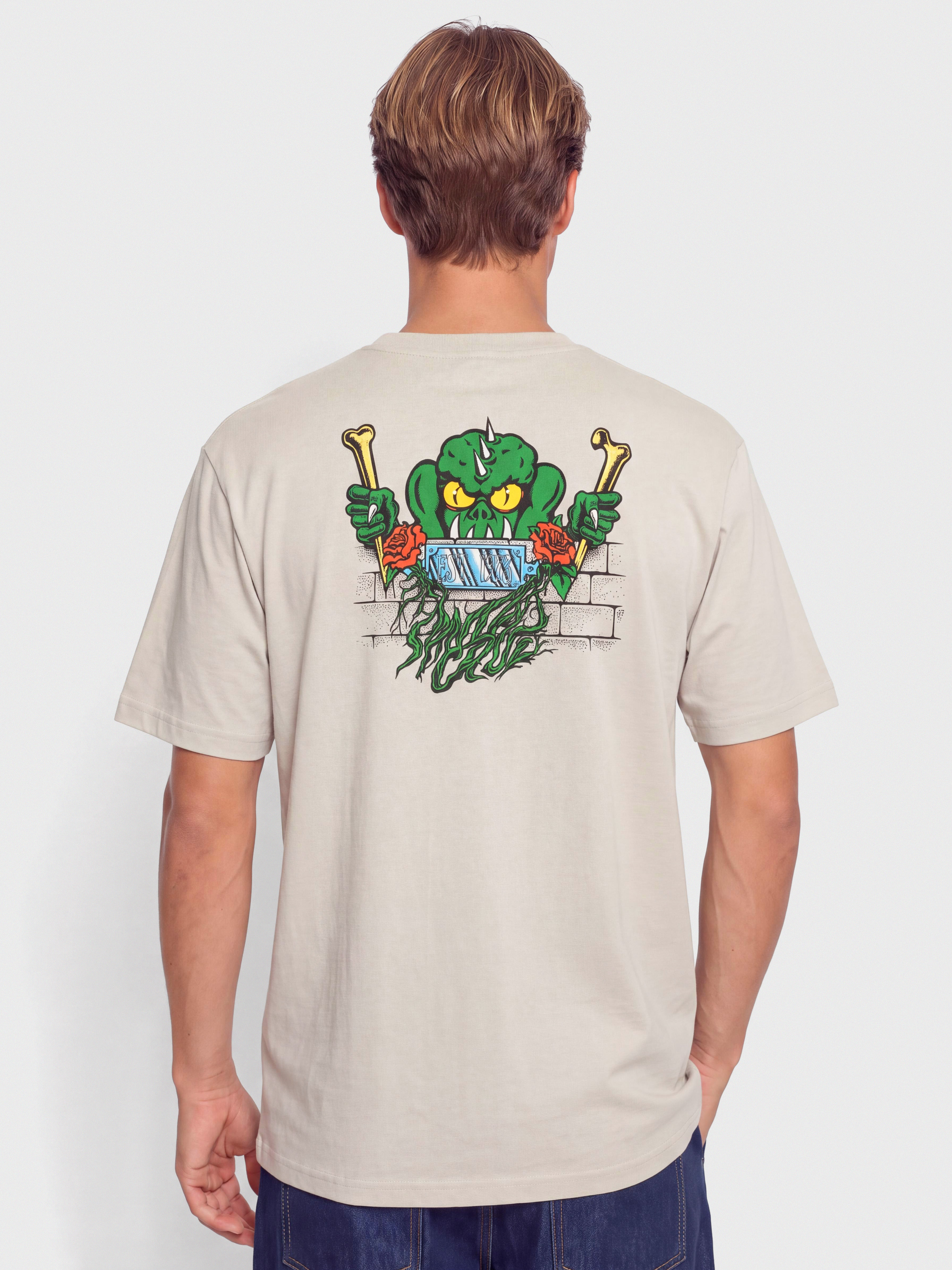Тениска Santa Cruz Rankine Monster (warm grey)