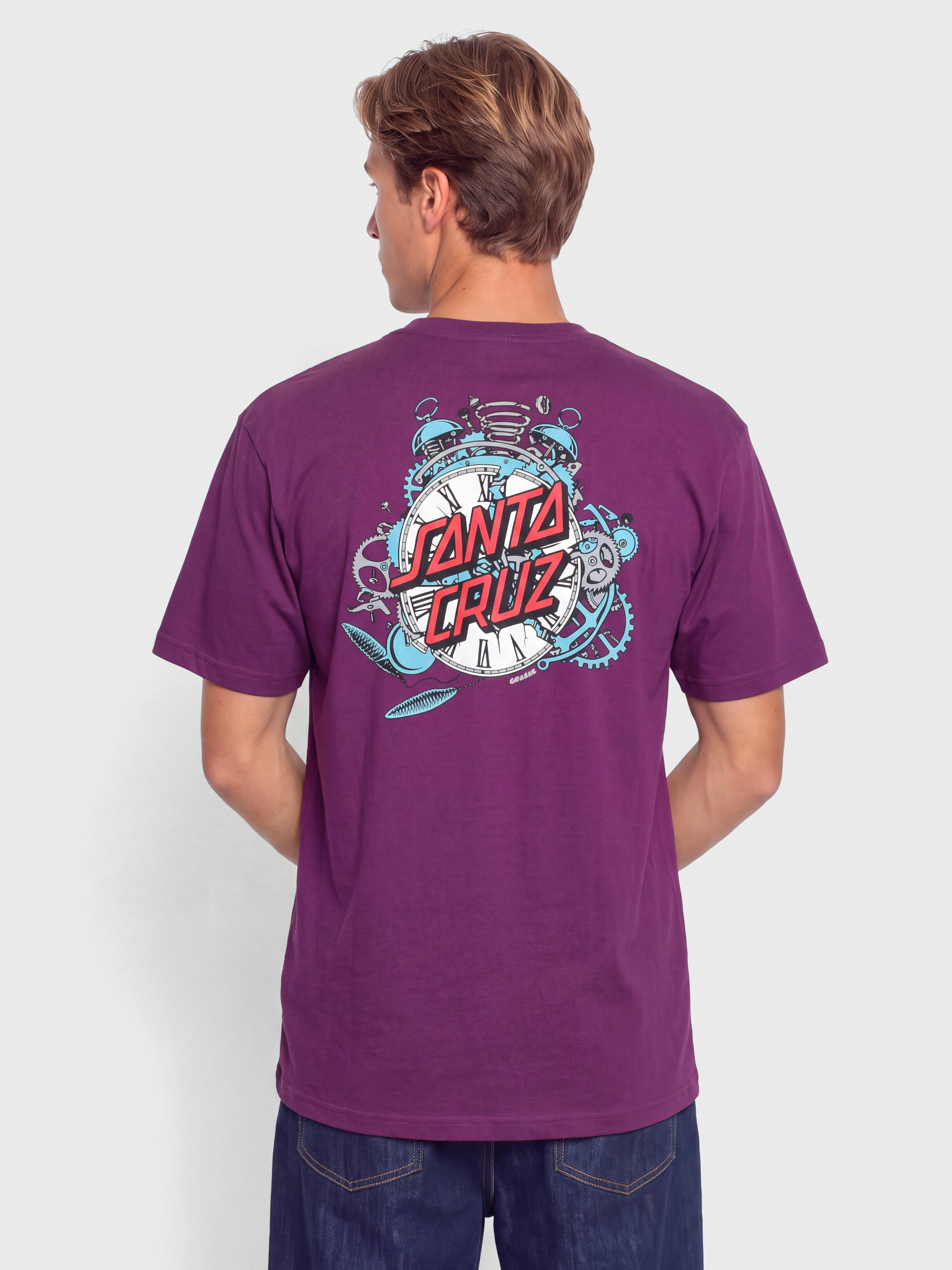 Тениска Santa Cruz Grabke Exploding Dot (fresh purple)