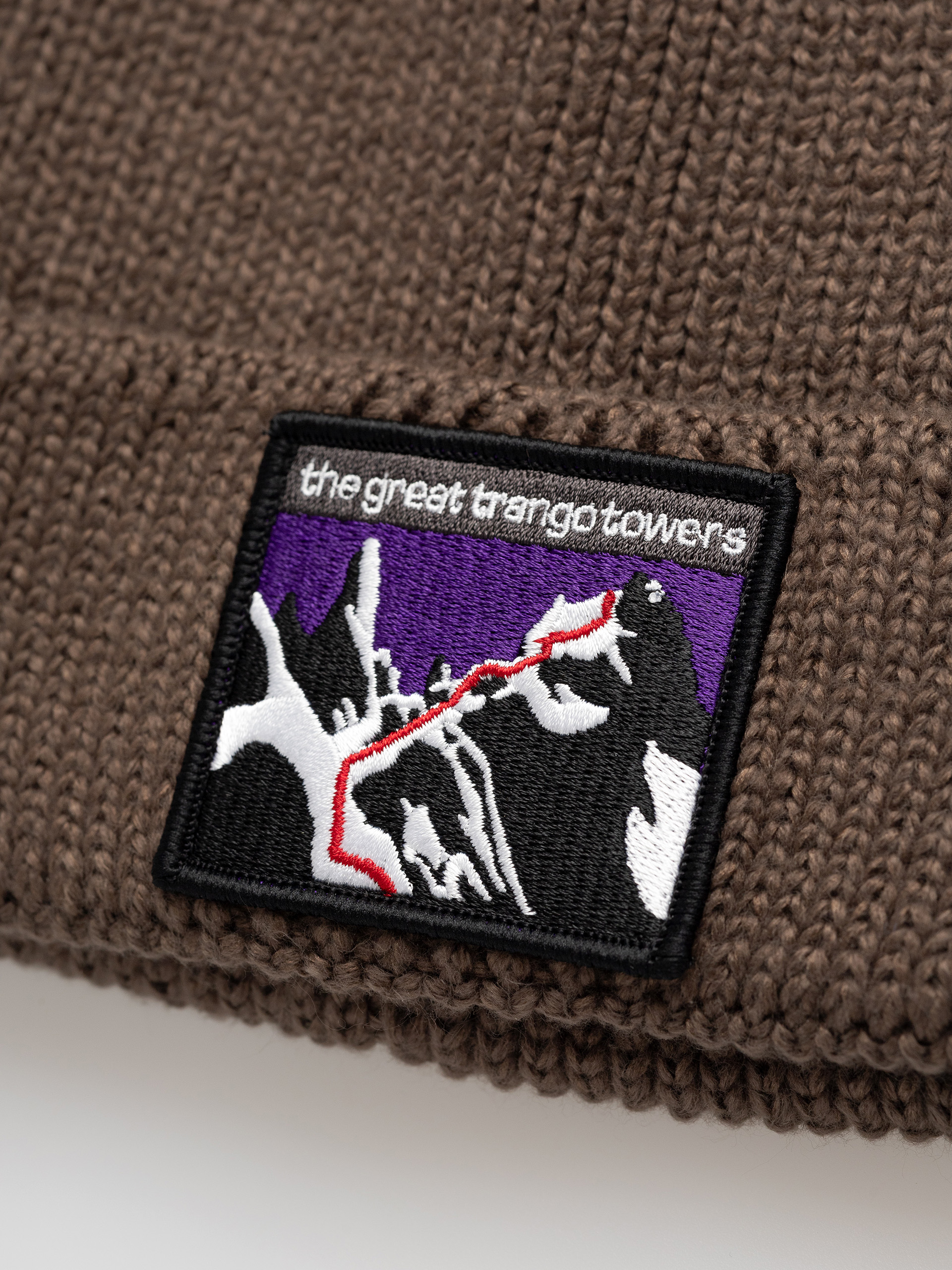 Шапка The North Face Tnf Logo Box Cuffed (smokey brown/expedition)