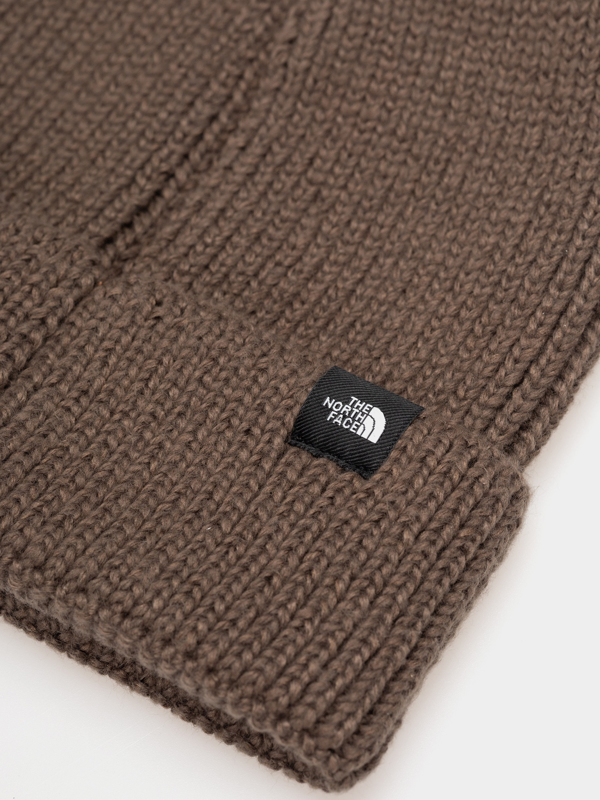 Шапка The North Face Tnf Logo Box Cuffed (smokey brown/expedition)