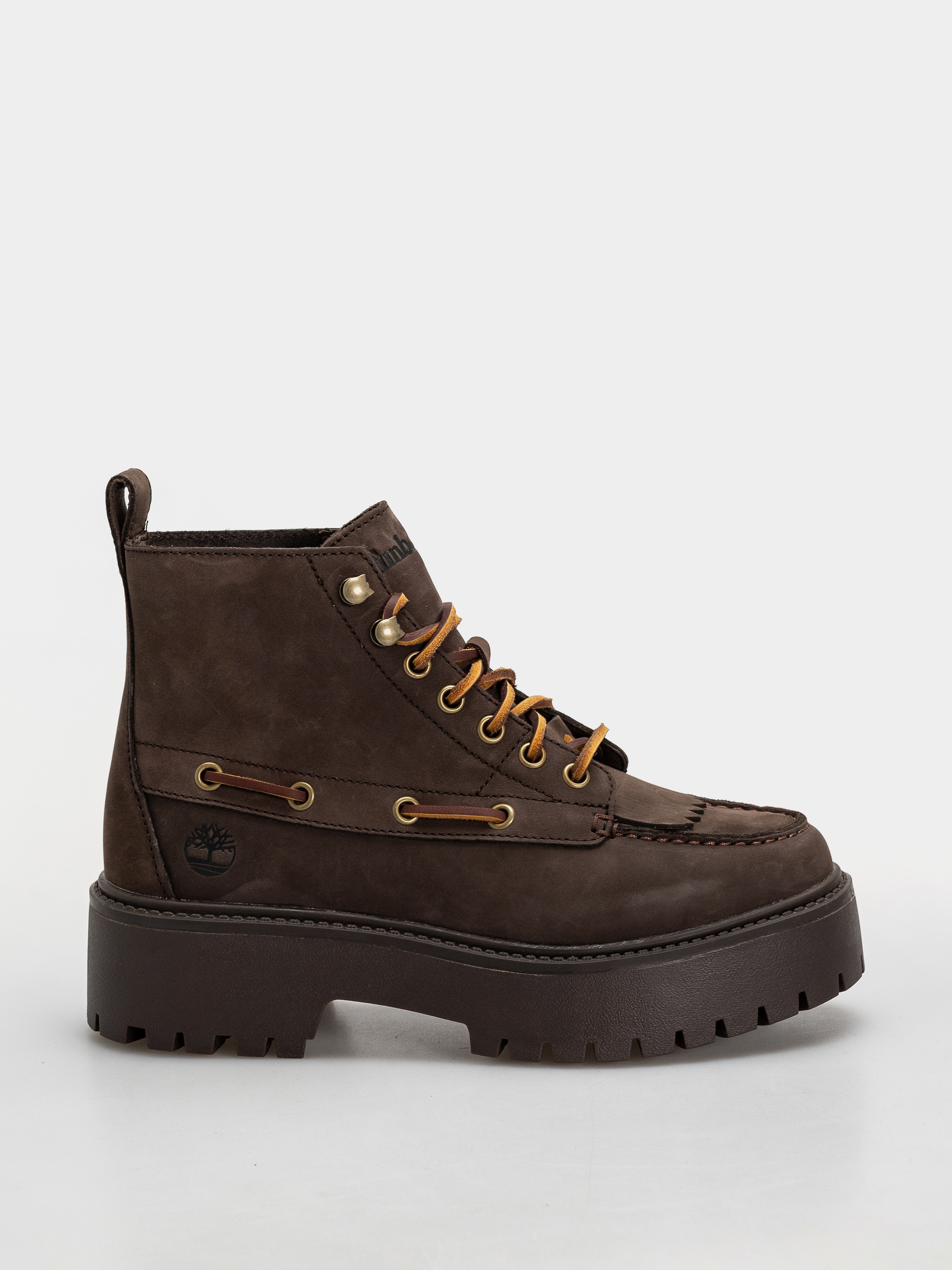 Зимни обувки Timberland Stone Street Mid Wmn (dark brown nubuck)