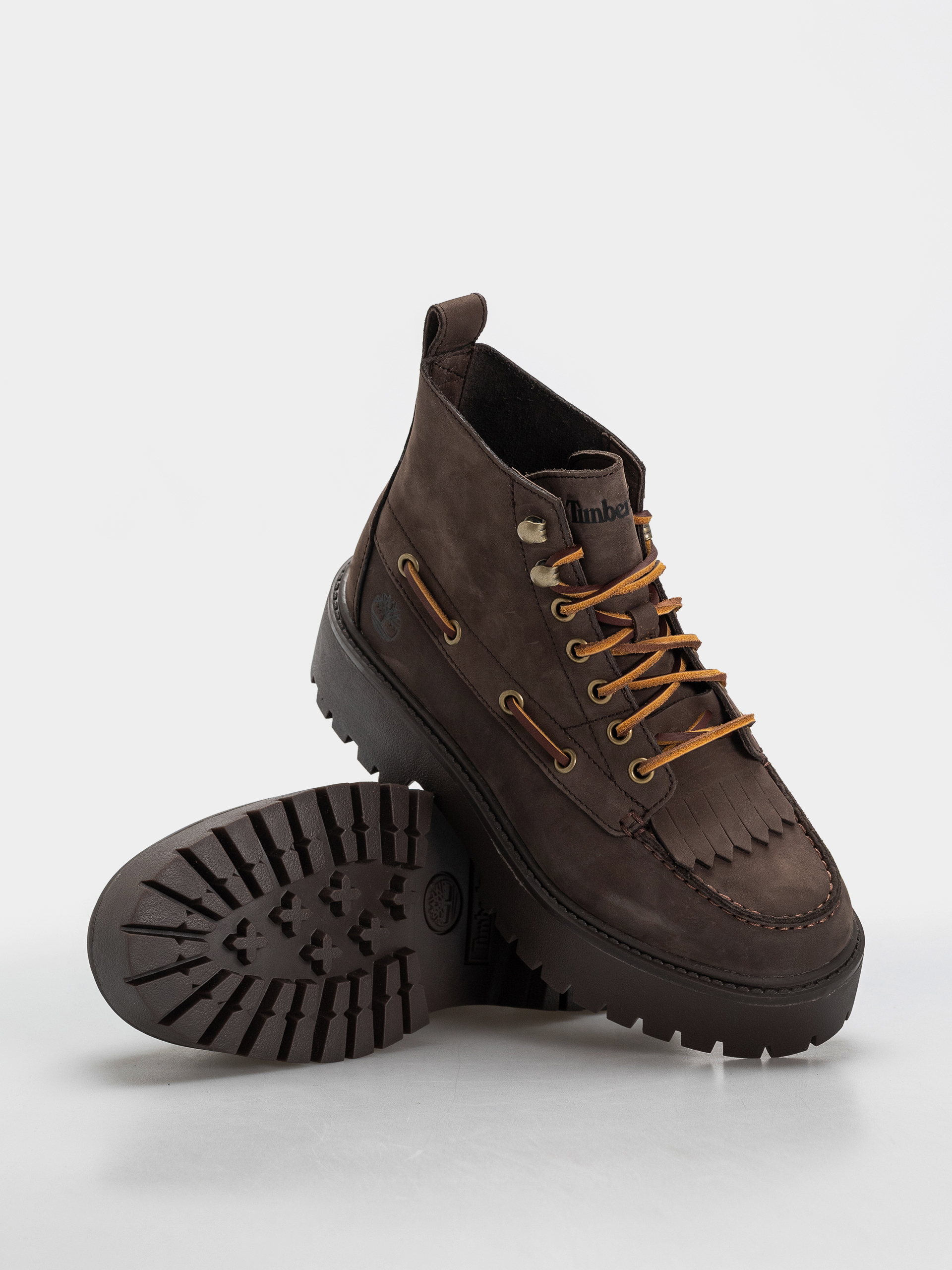 Зимни обувки Timberland Stone Street Mid Wmn (dark brown nubuck)