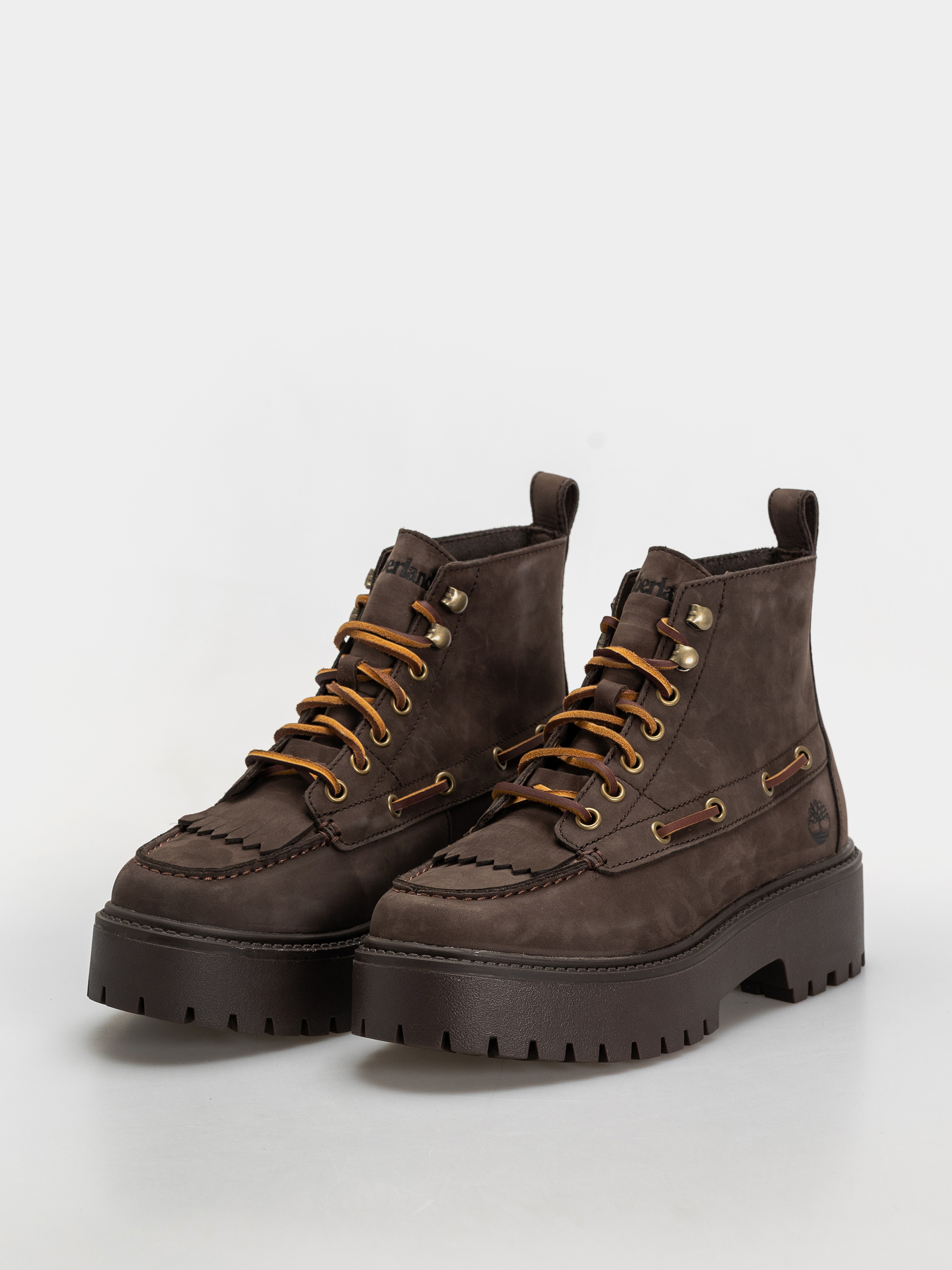 Зимни обувки Timberland Stone Street Mid Wmn (dark brown nubuck)