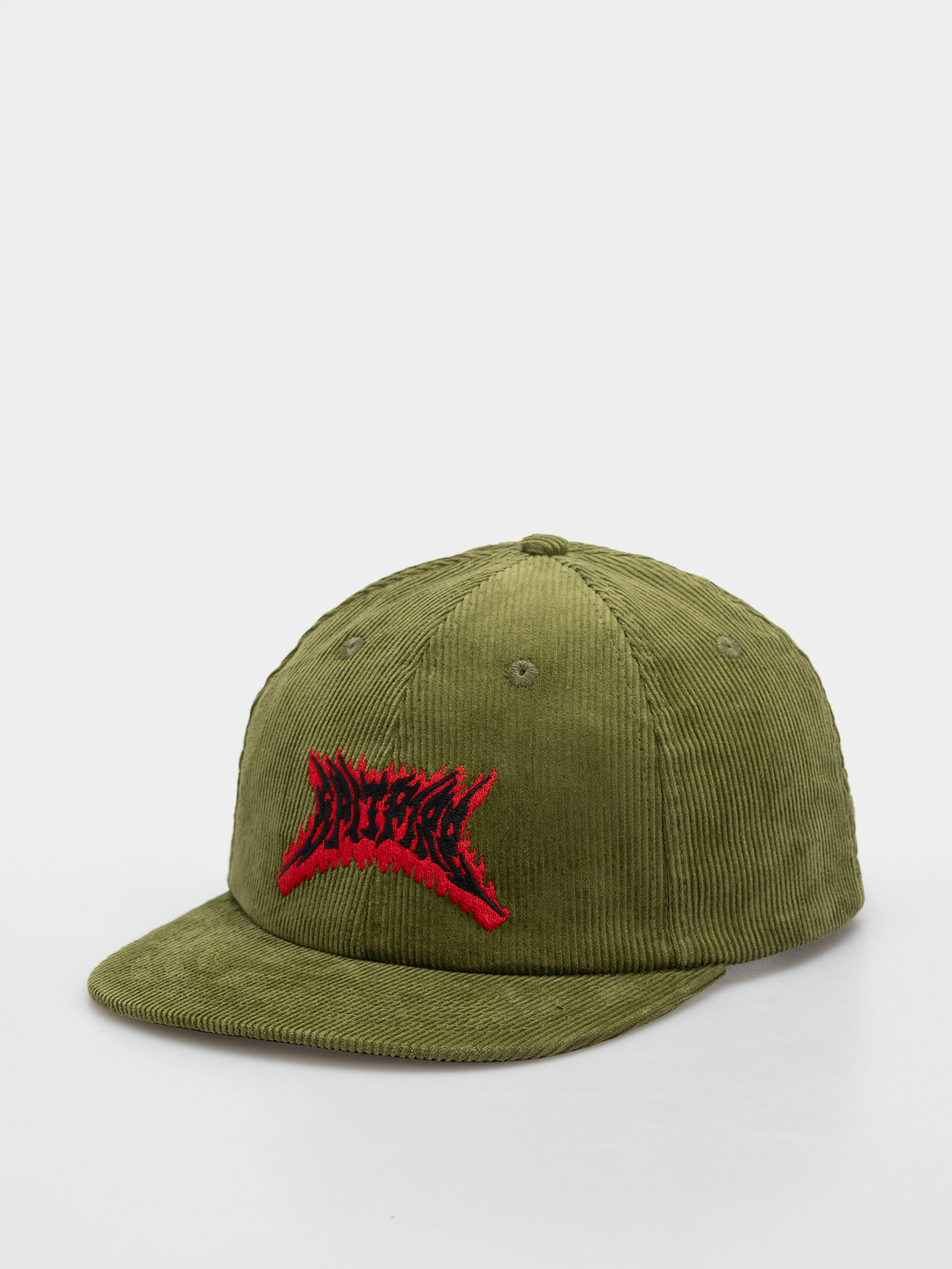 Шапка с козирка Spitfire Flame Out (olive/red/black)