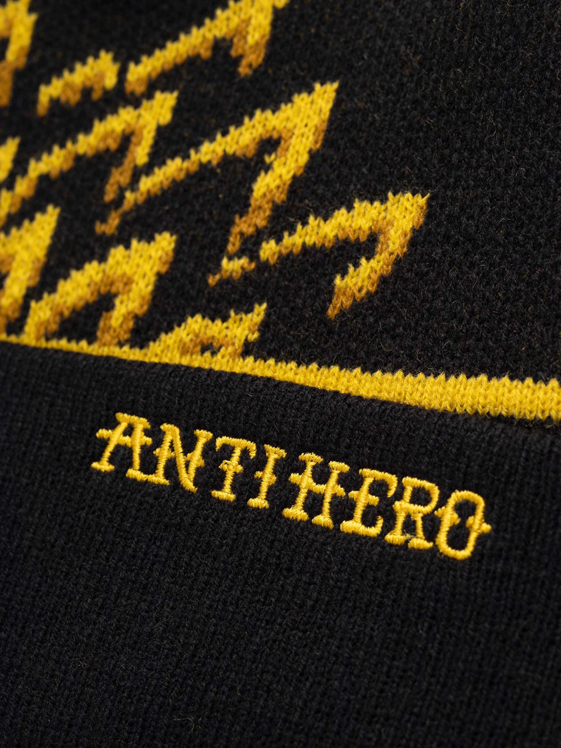Шапка Antihero Eagle Pom (black/yellow)