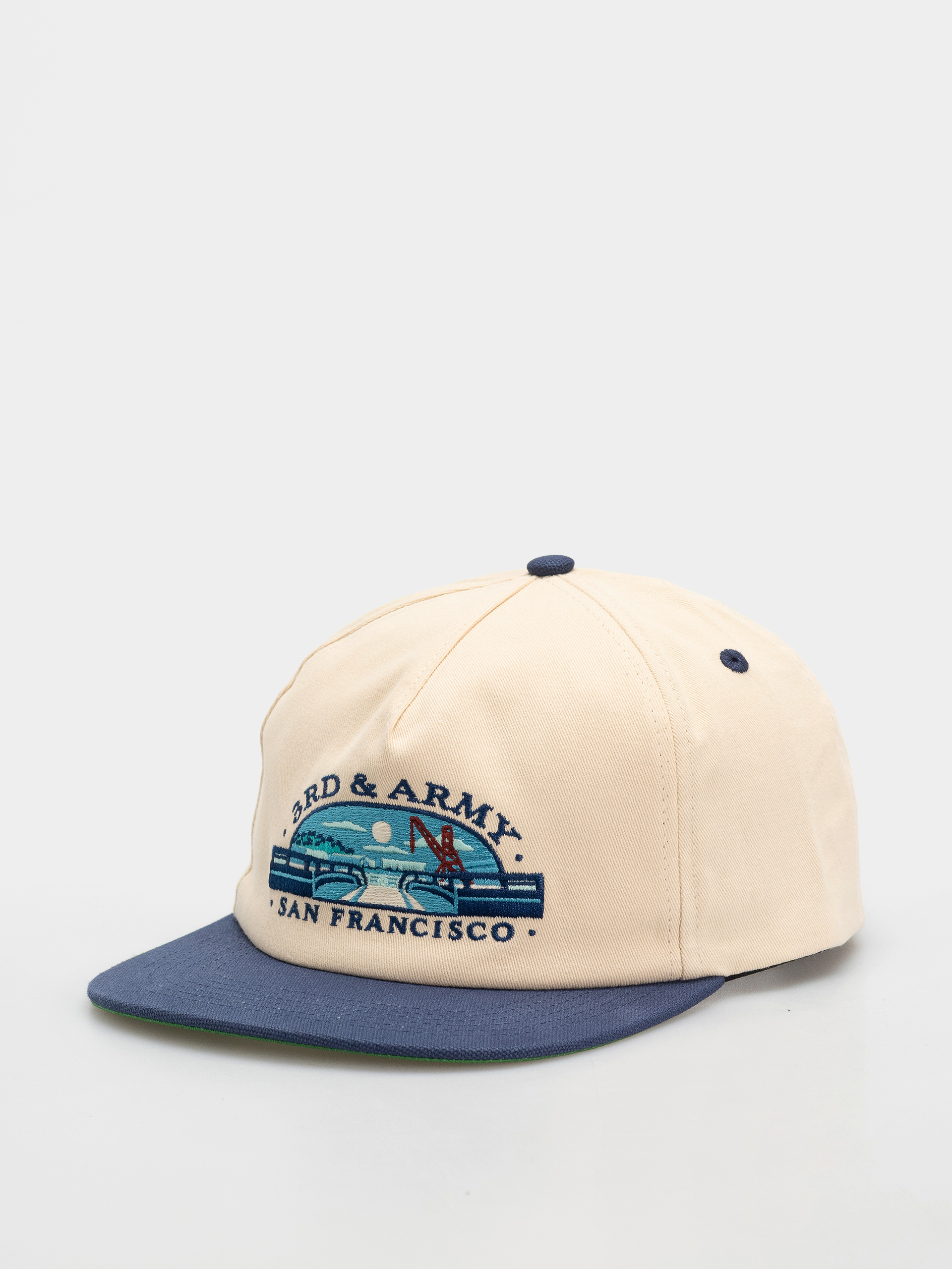 Шапка с козирка Real 3Rd & Army (natural/navy)