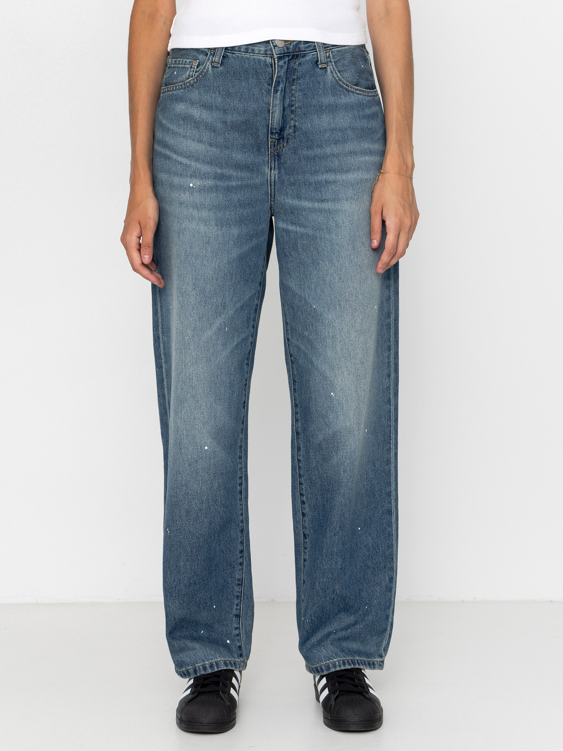 Панталони Carhartt WIP Arin Wmn (blue)
