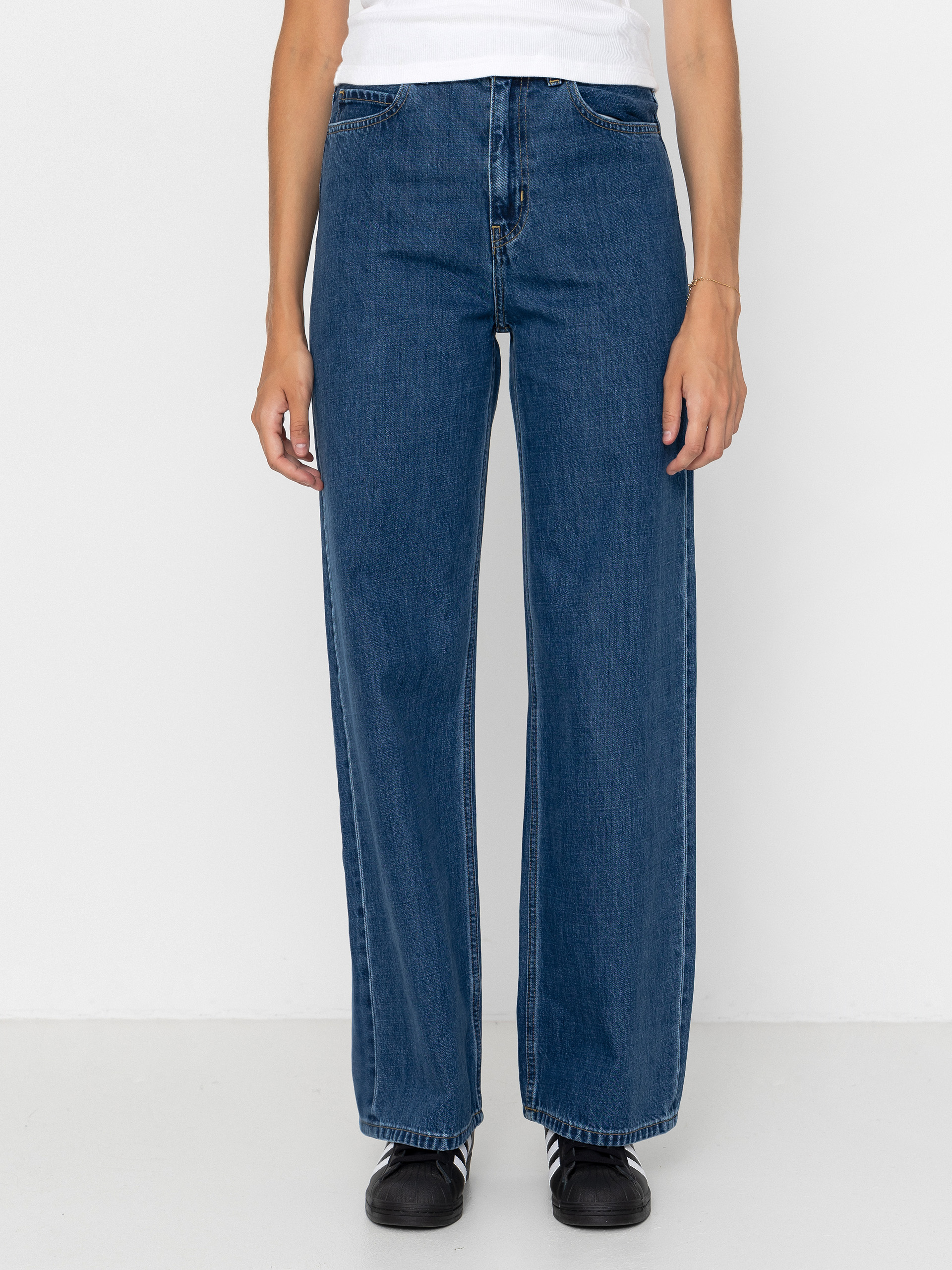 u041fu0430u043du0442u0430u043bu043eu043du0438 Carhartt WIP Jane Wmn (blue/heavy stone wash)