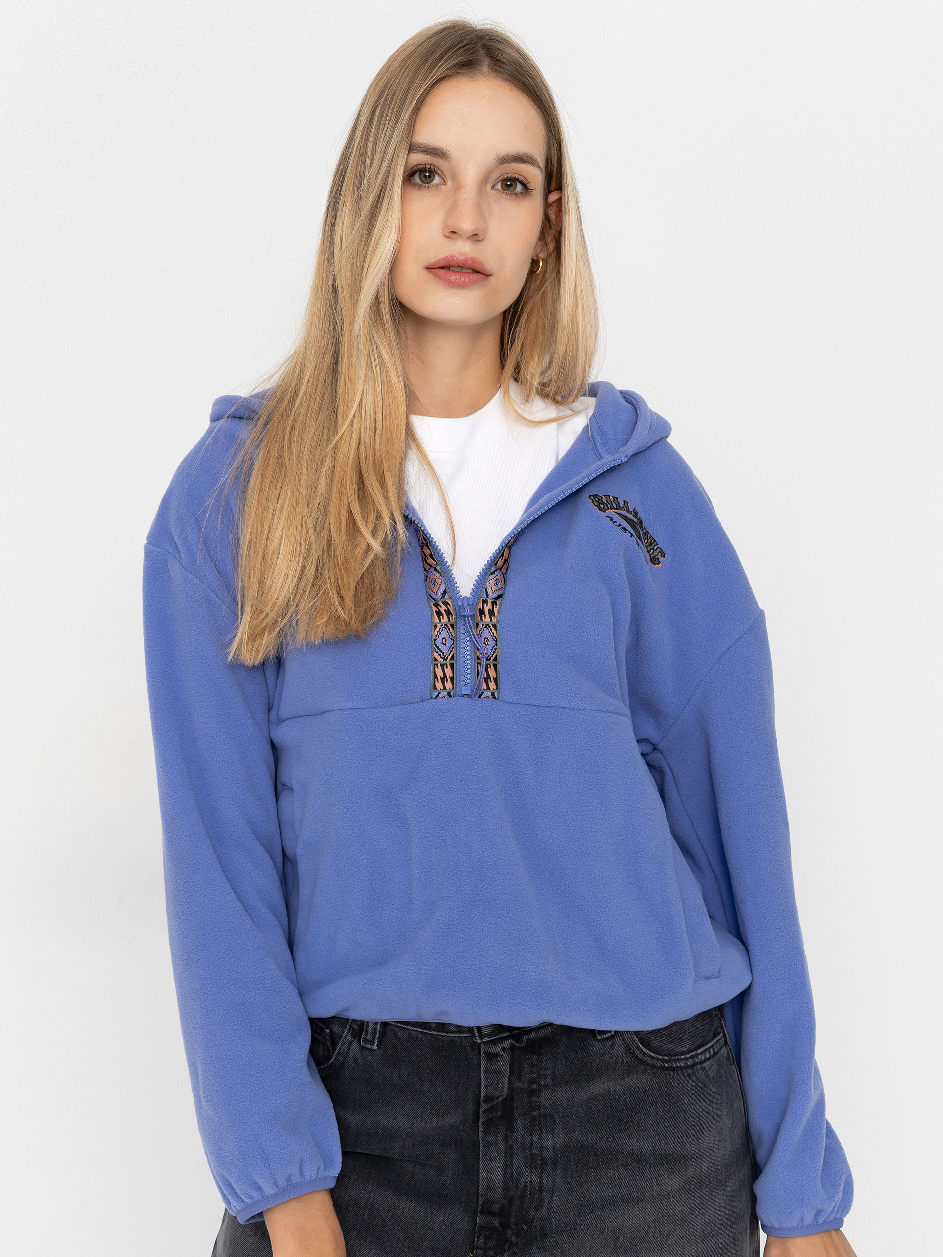 Суитшърт с качулка Billabong Winter Camp HD Wmn (iris)