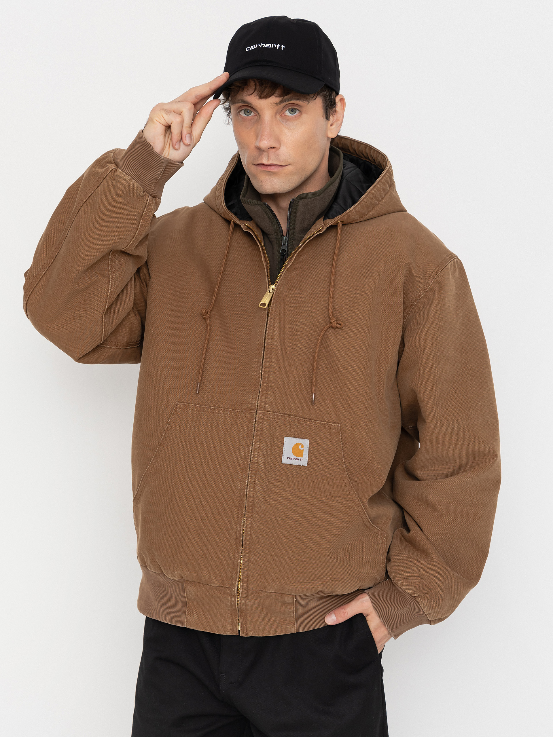 Яке Carhartt WIP OG Active (wip h brown/stone canvas)