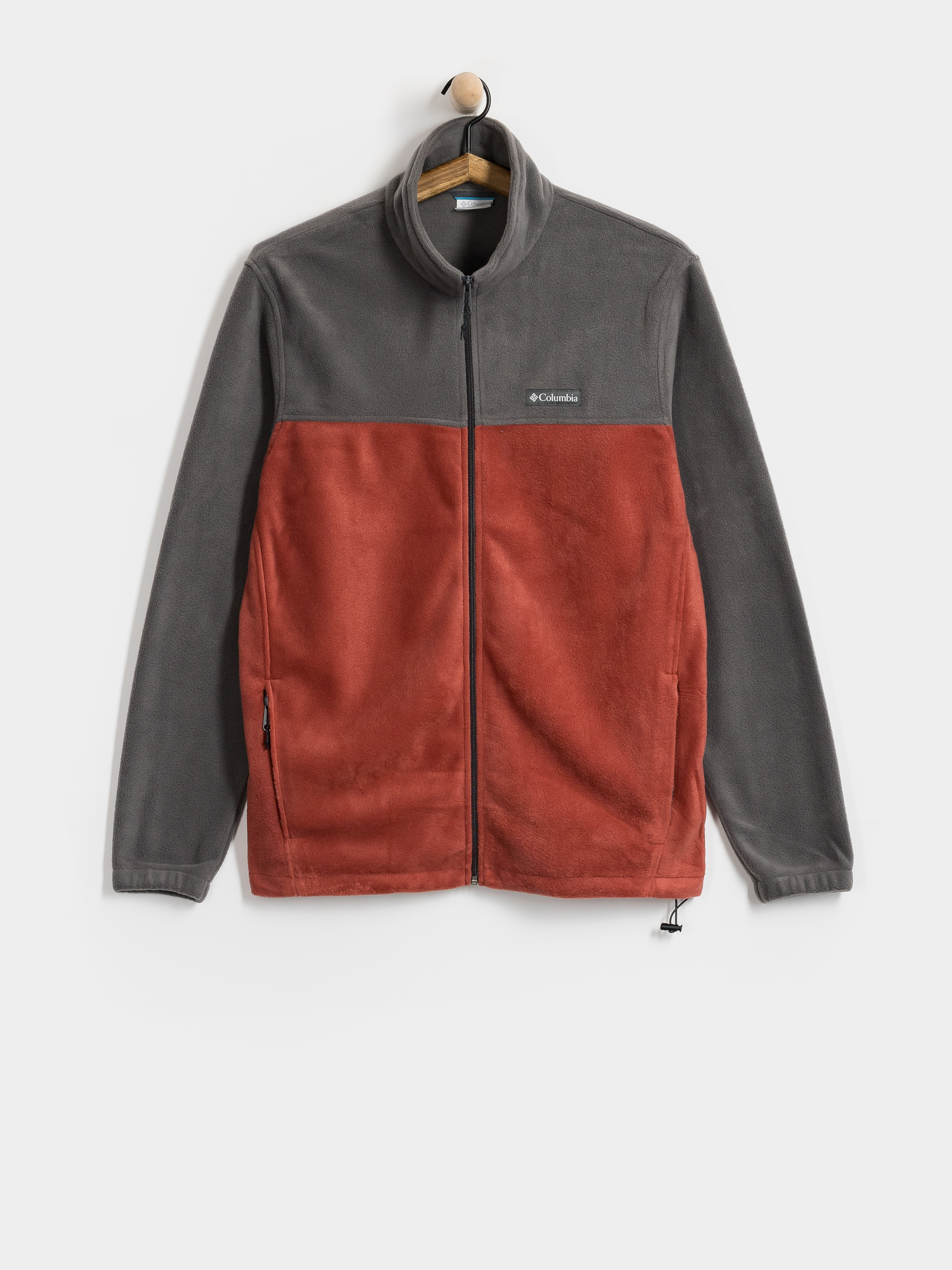 Поларени суитшърт Columbia Steens Mountain Full Zip 2.0 (shark/red oxid)