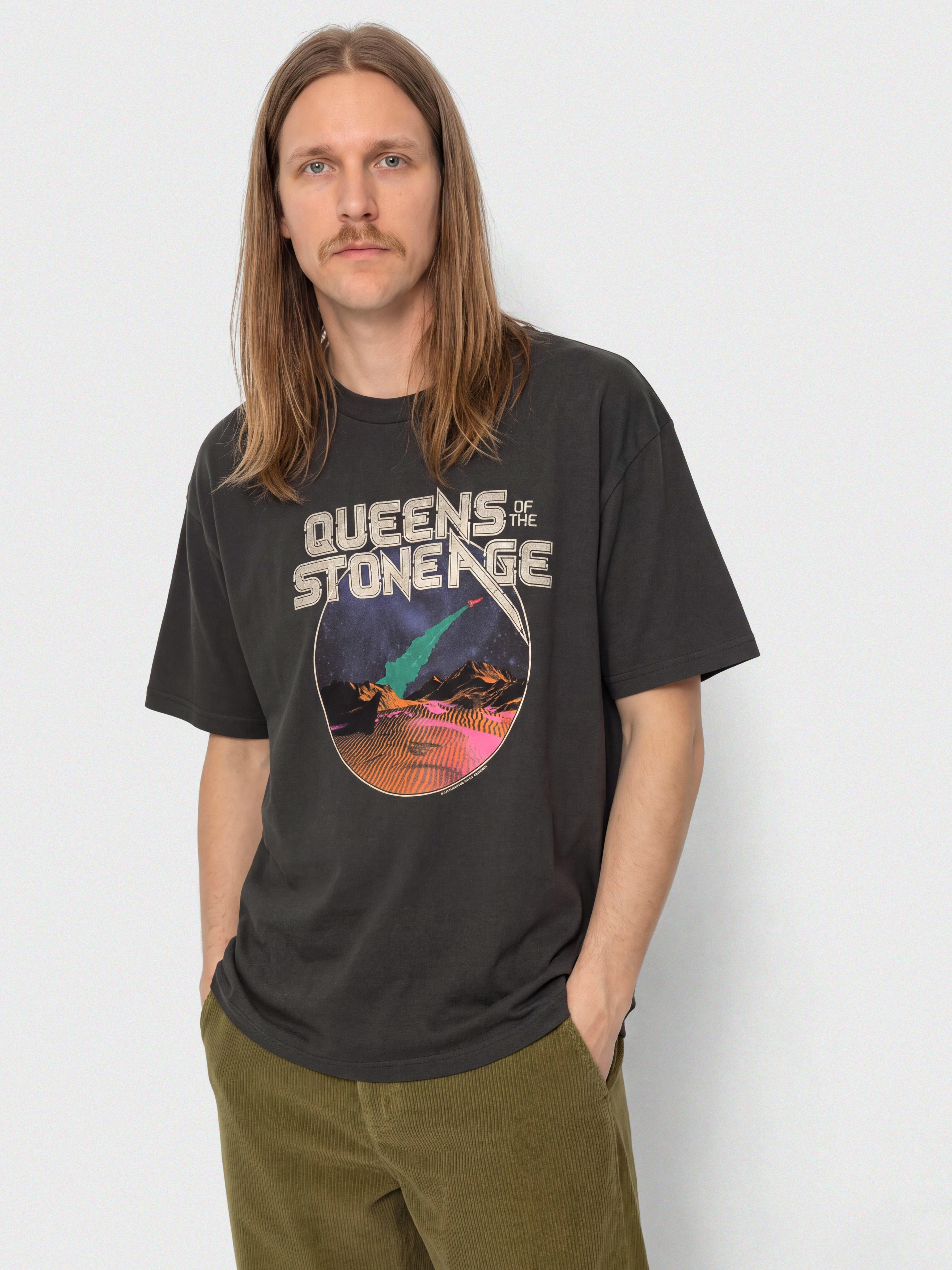 Тениска Vans Queens Of The Stone Age Desert Sessions (faded black)