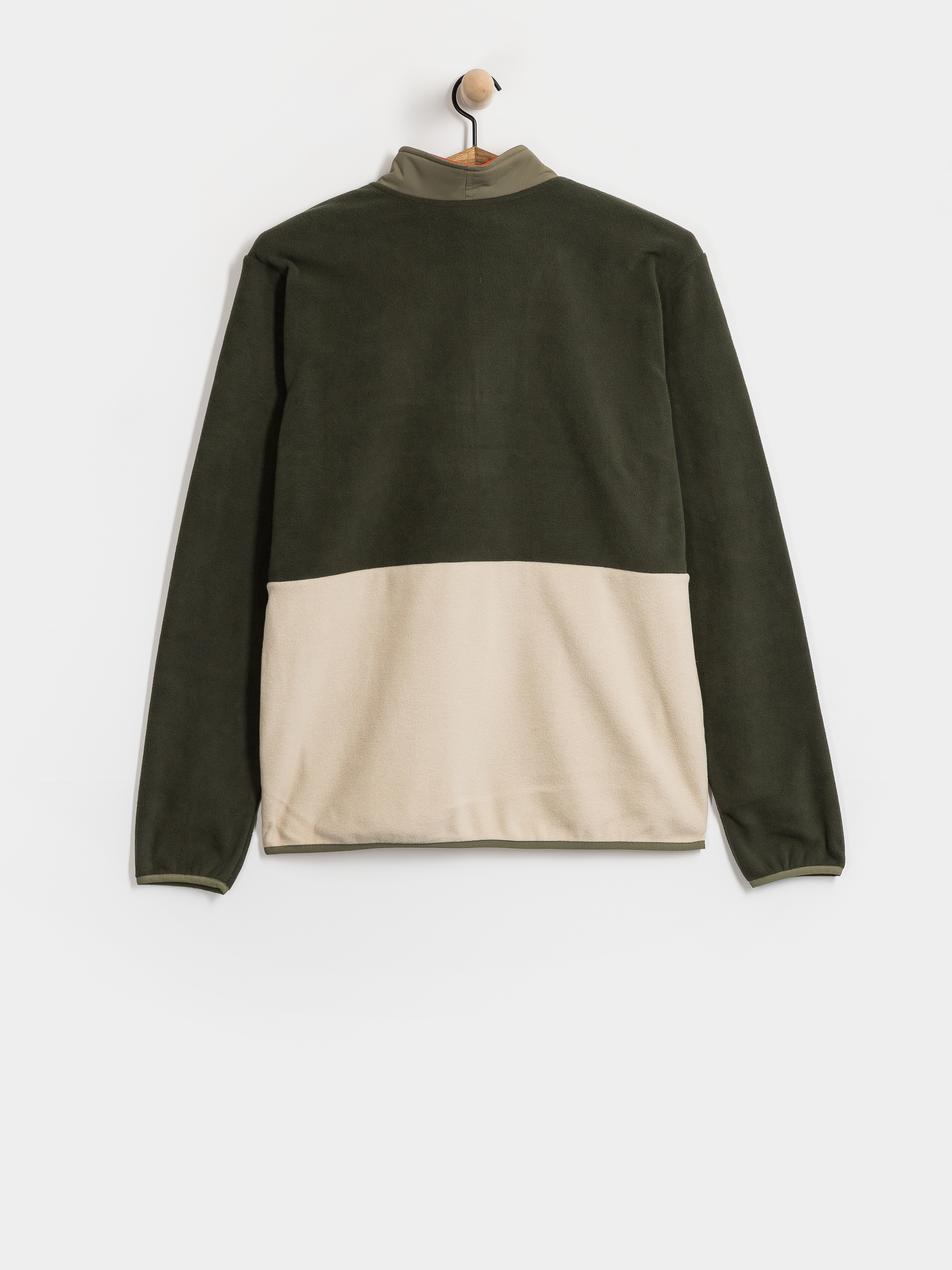 Мъжки Поларени суитшърт Columbia Sequoia Grove II Half Zip (greenscape/anccient fossil)