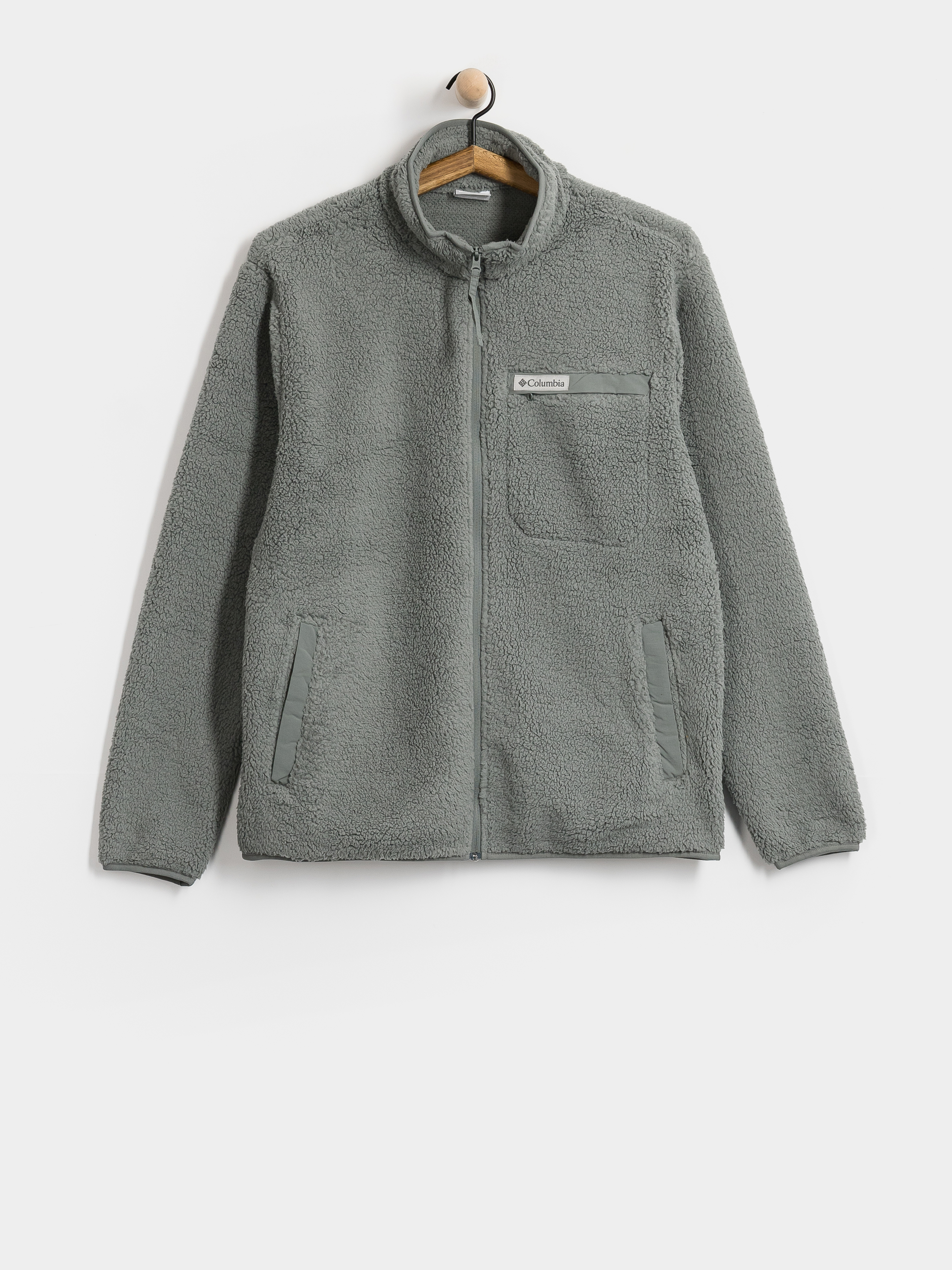 Мъжки Поларени суитшърт Columbia Rugged Ridge High Pile Full Zip (sedona sage)