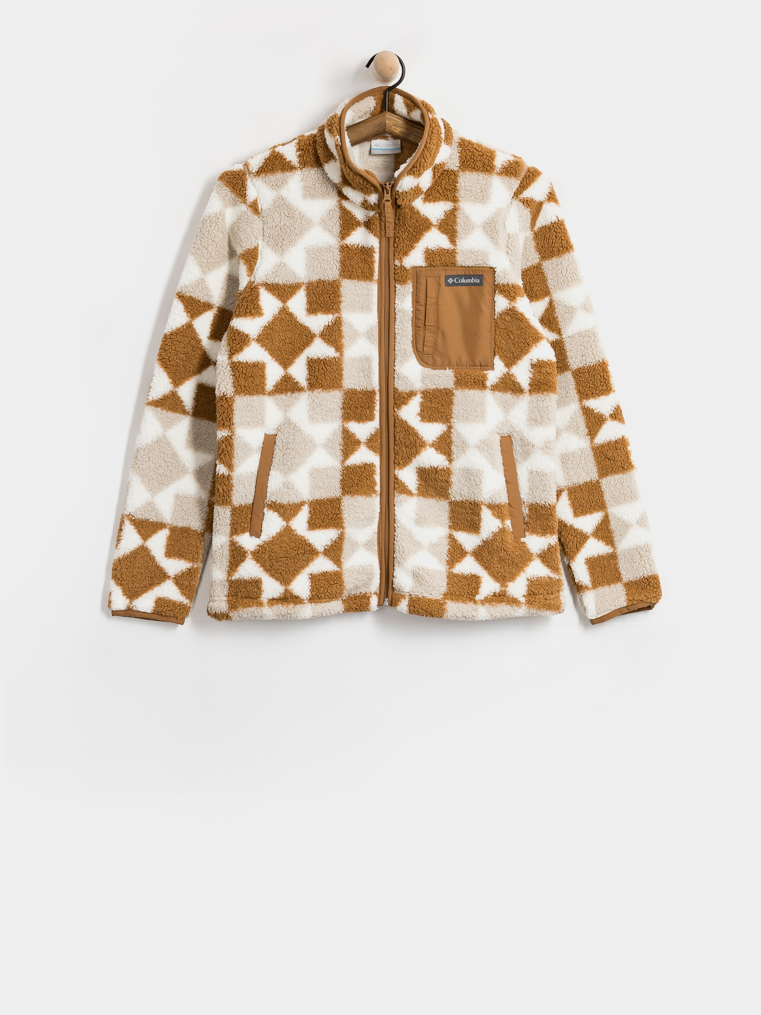 Поларени суитшърт Columbia West Bend Print Full Zip II Wmn