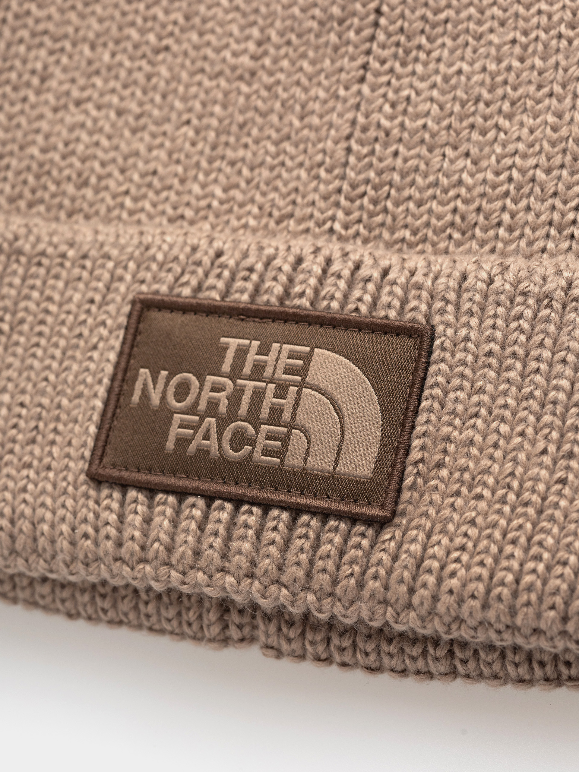 Шапка The North Face Tnf Logo Box Cuffed (garnet)