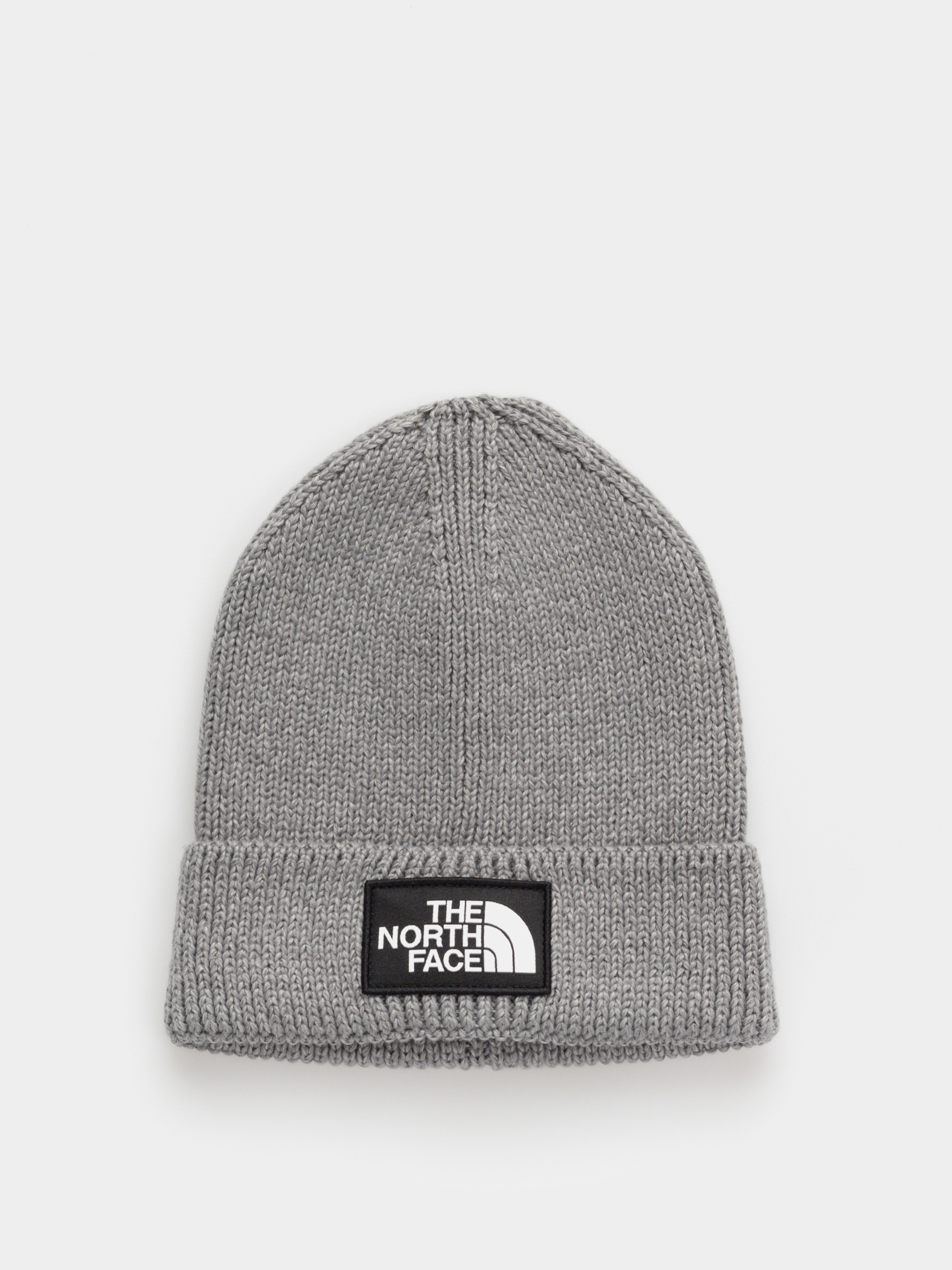 Шапка The North Face Tnf Logo Box Cuffed (tnf medium grey heather)