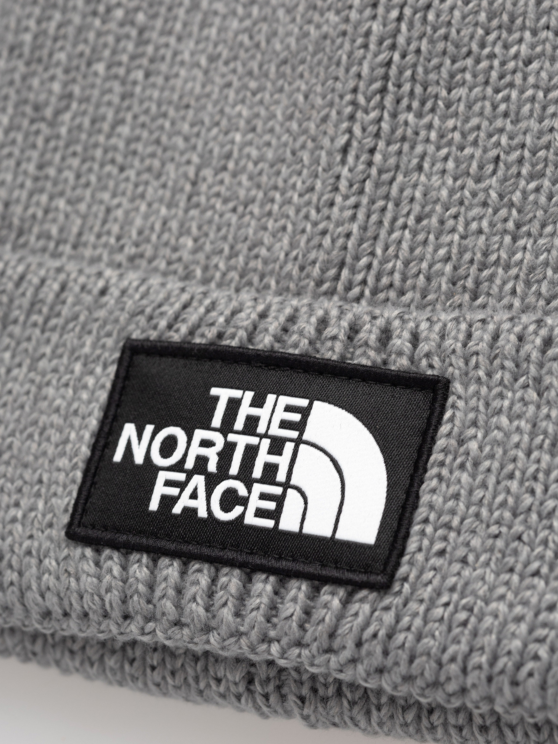 Шапка The North Face Tnf Logo Box Cuffed (tnf medium grey heather)