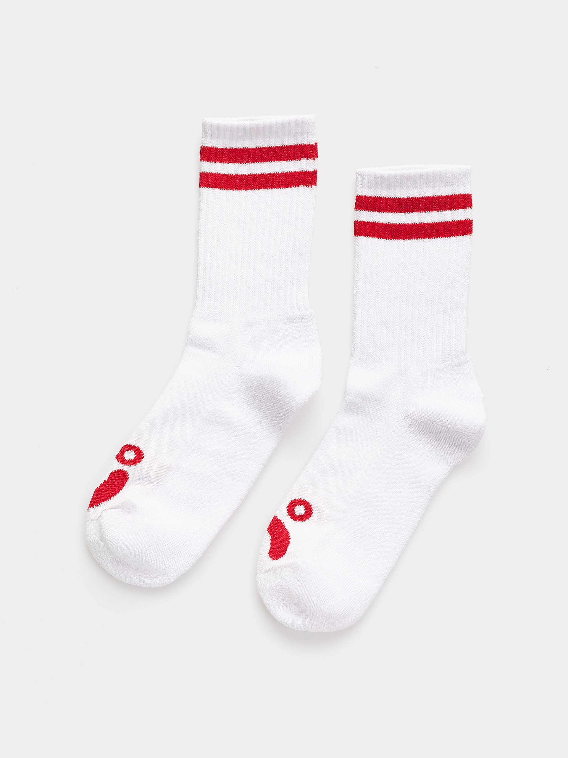 Чорапи Polar Skate Happy Sad (white/red)