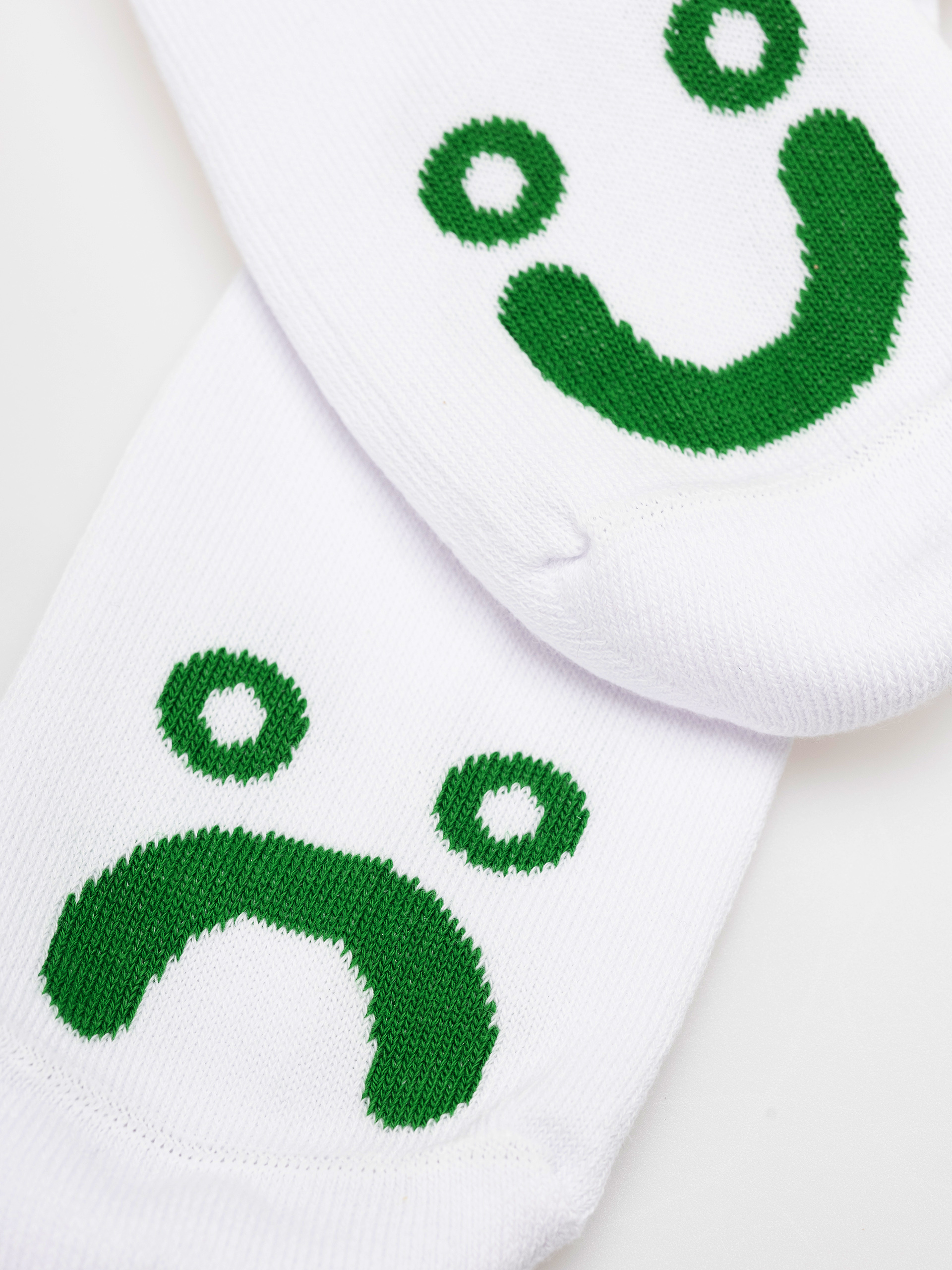 Чорапи Polar Skate Happy Sad (white/green)