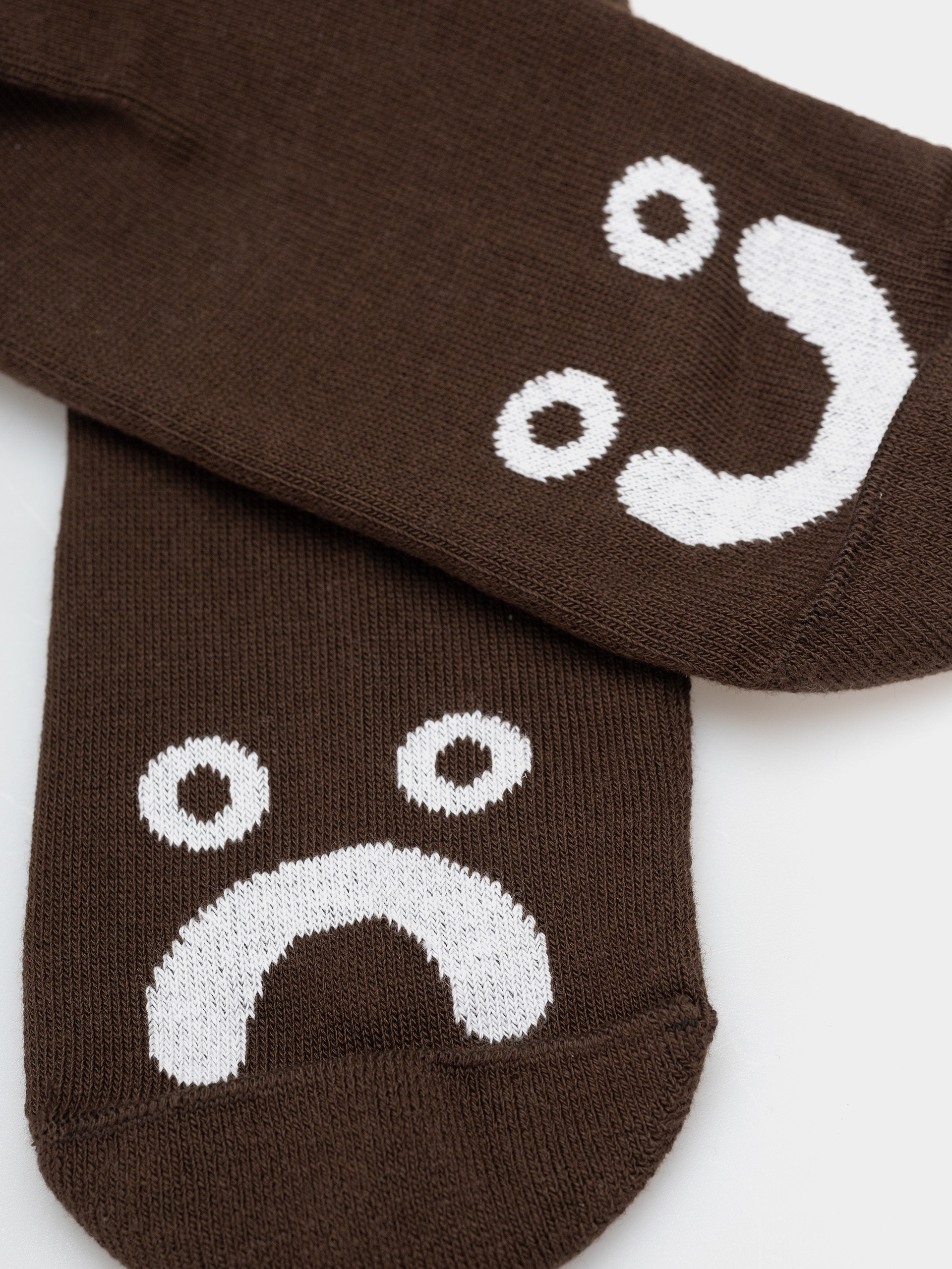 Чорапи Polar Skate Long Happy Sad (brown/white)
