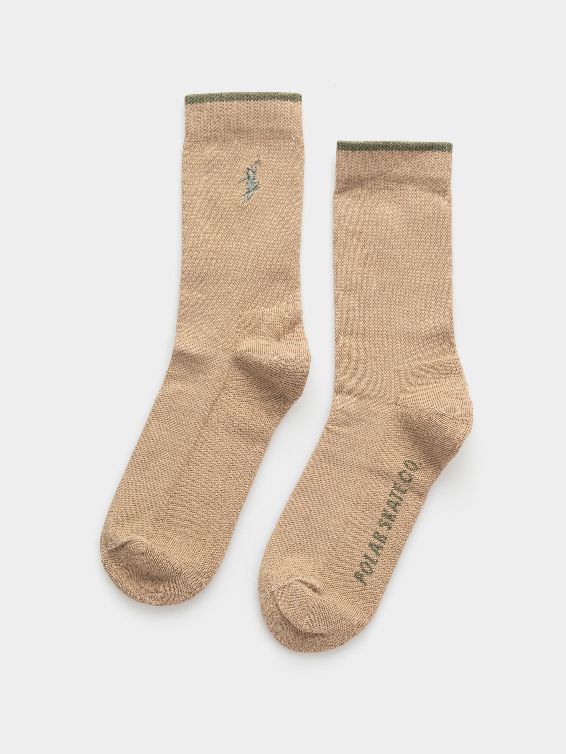 Чорапи Polar Skate No Complies Forever (beige/olive)