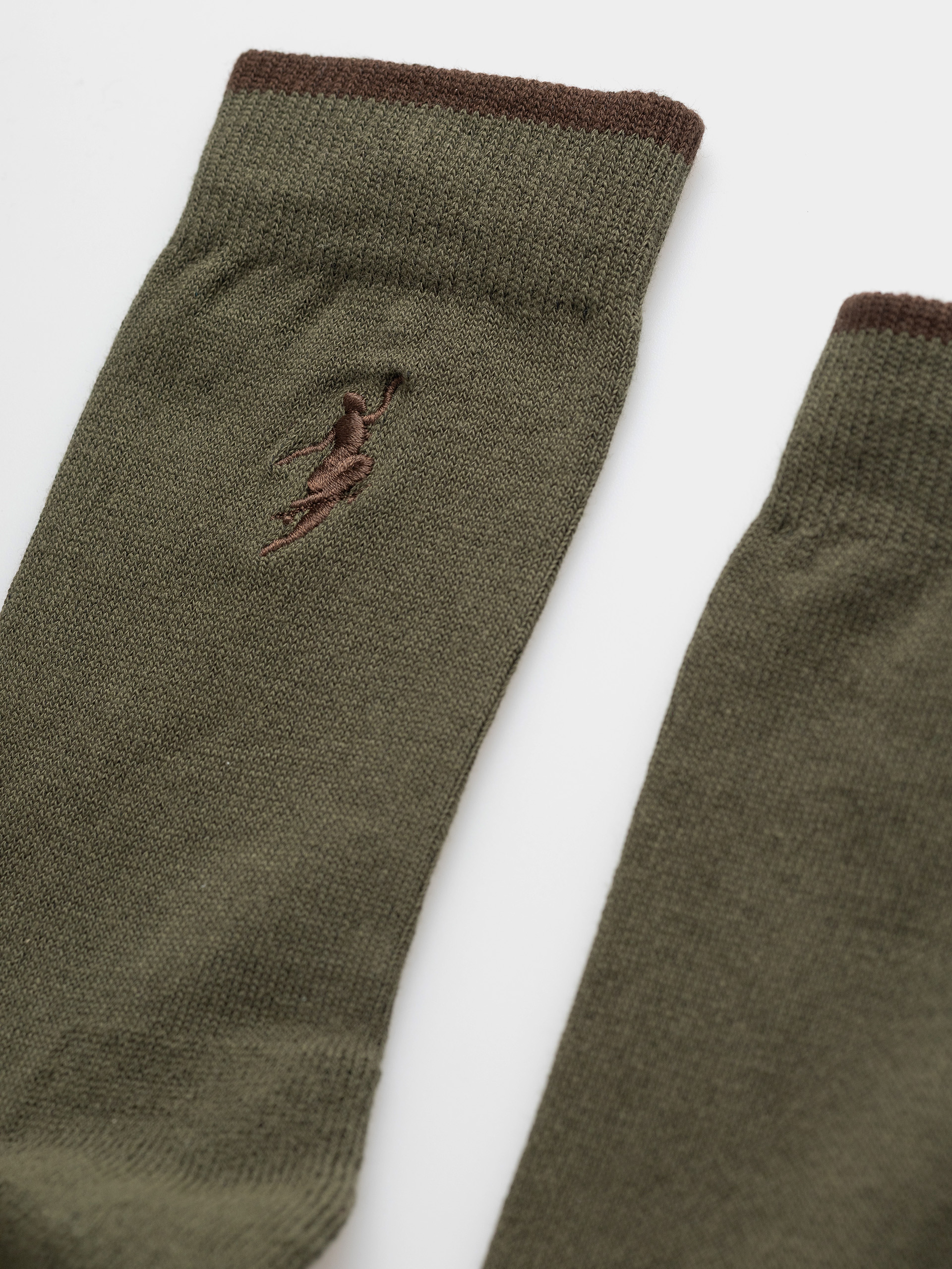 Чорапи Polar Skate No Complies Forever (army green/brown)