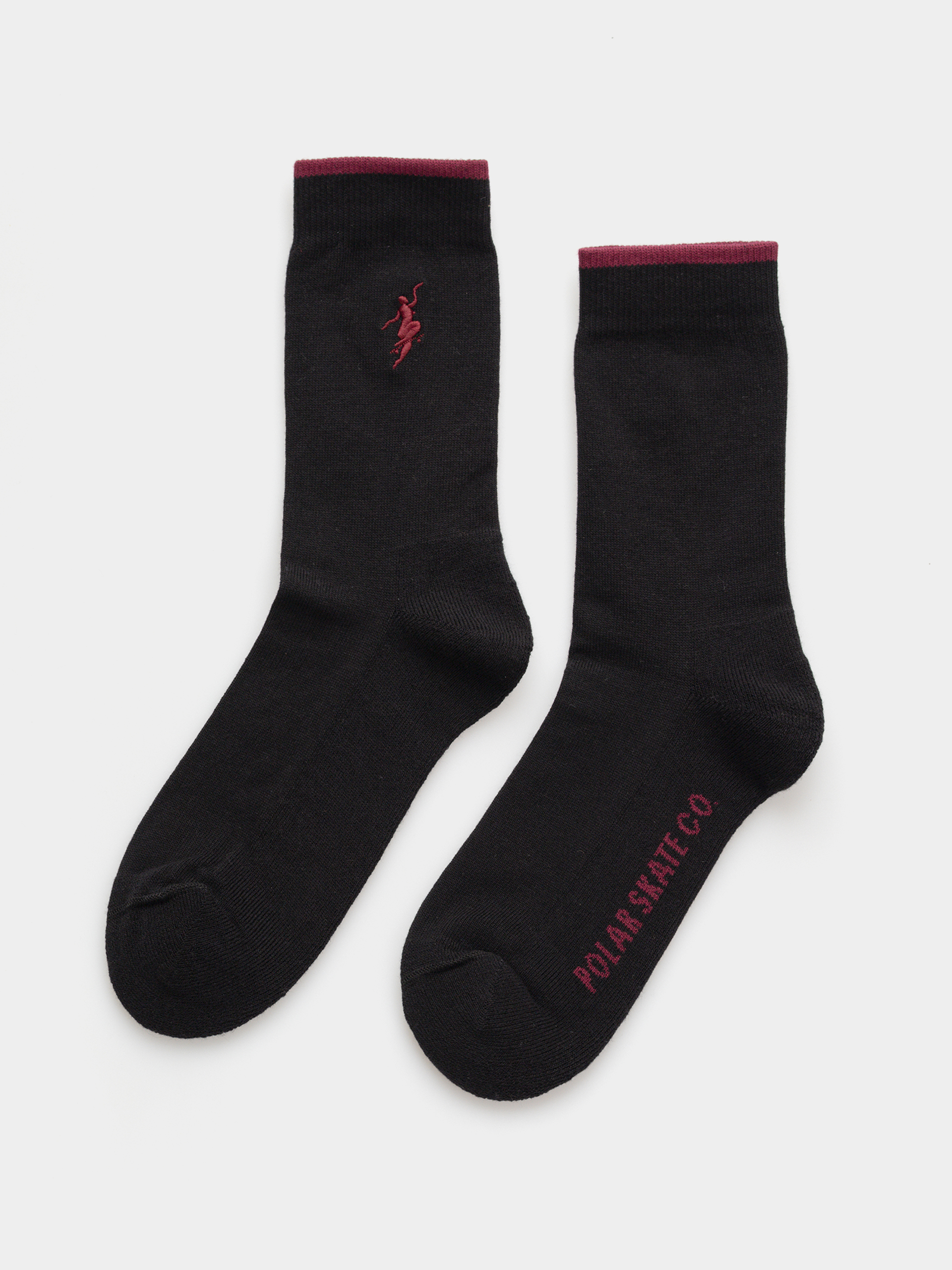 u0427u043eu0440u0430u043fu0438 Polar Skate No Complies Forever (black/redcurrant)