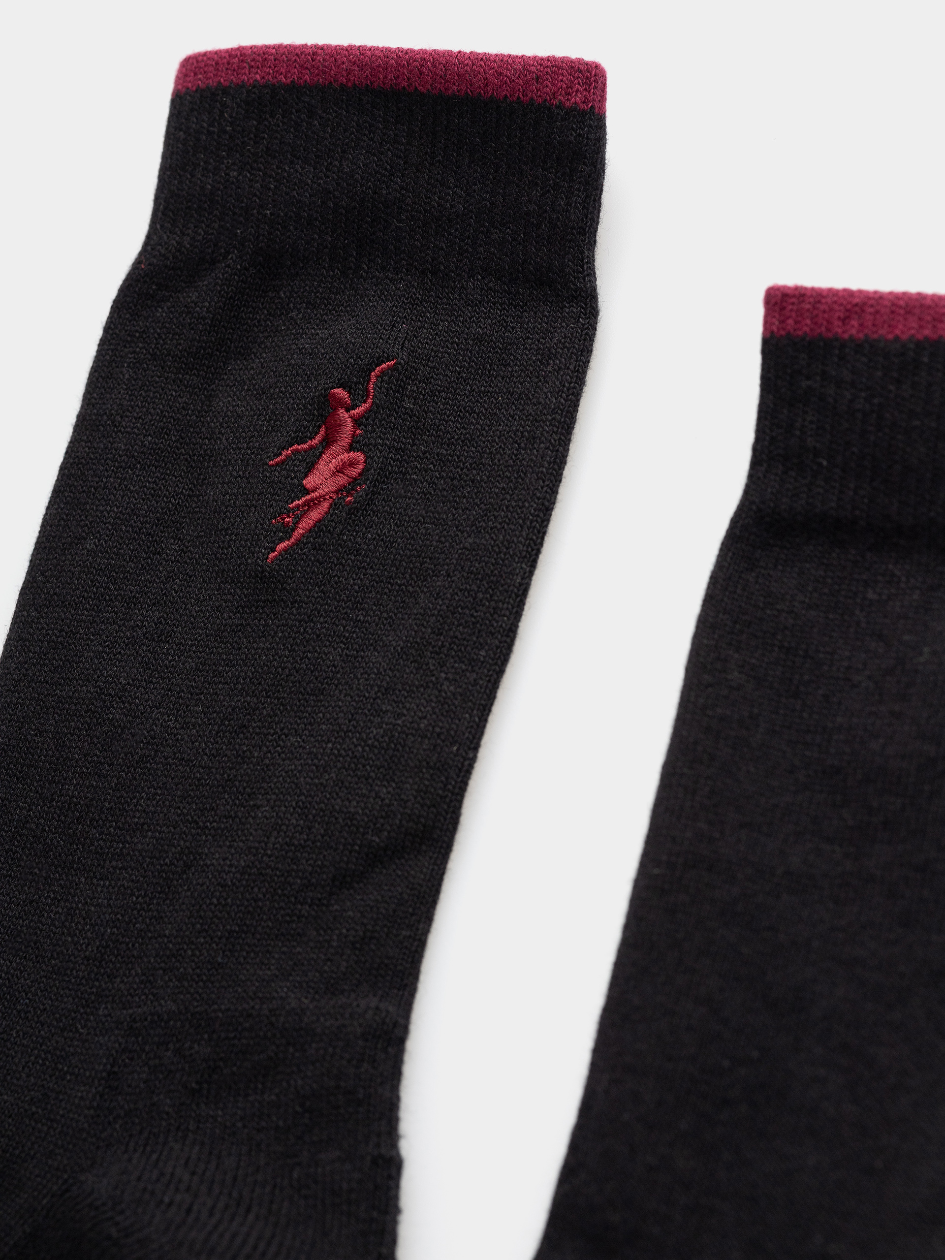 Чорапи Polar Skate No Complies Forever (black/redcurrant)