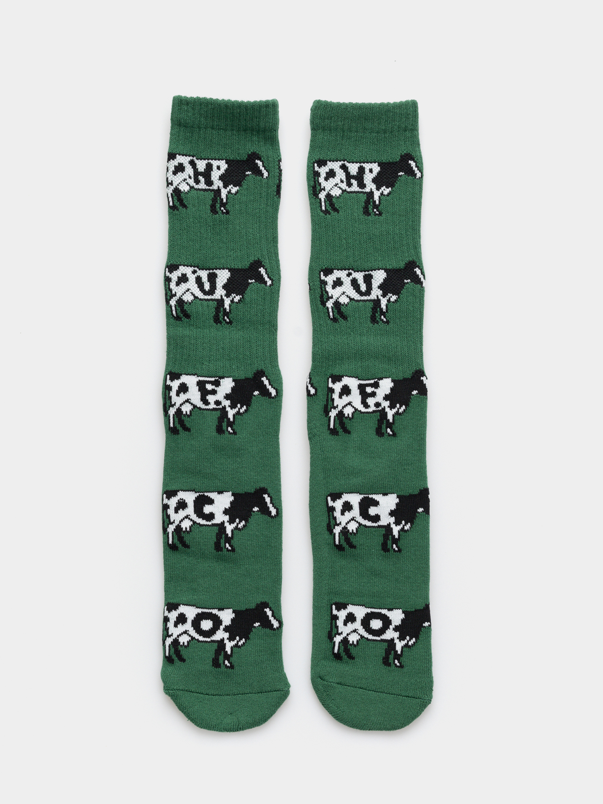 Чорапи HUF Moo Crew (green)