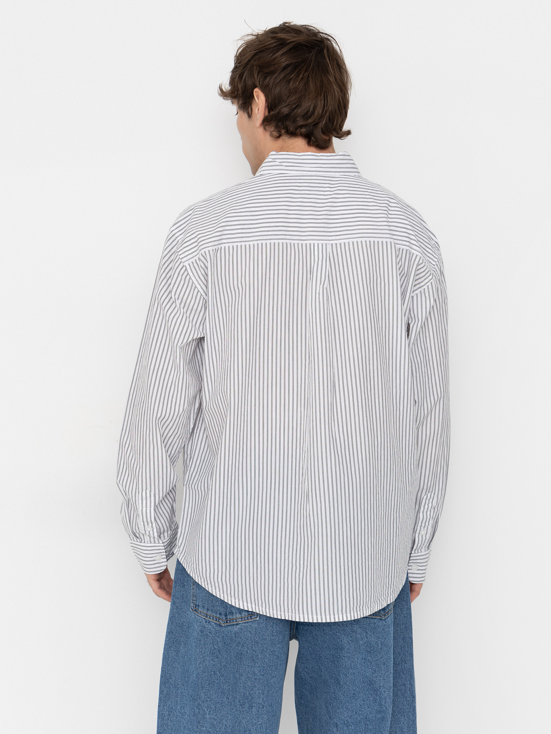 Риза OBEY William (white multi)
