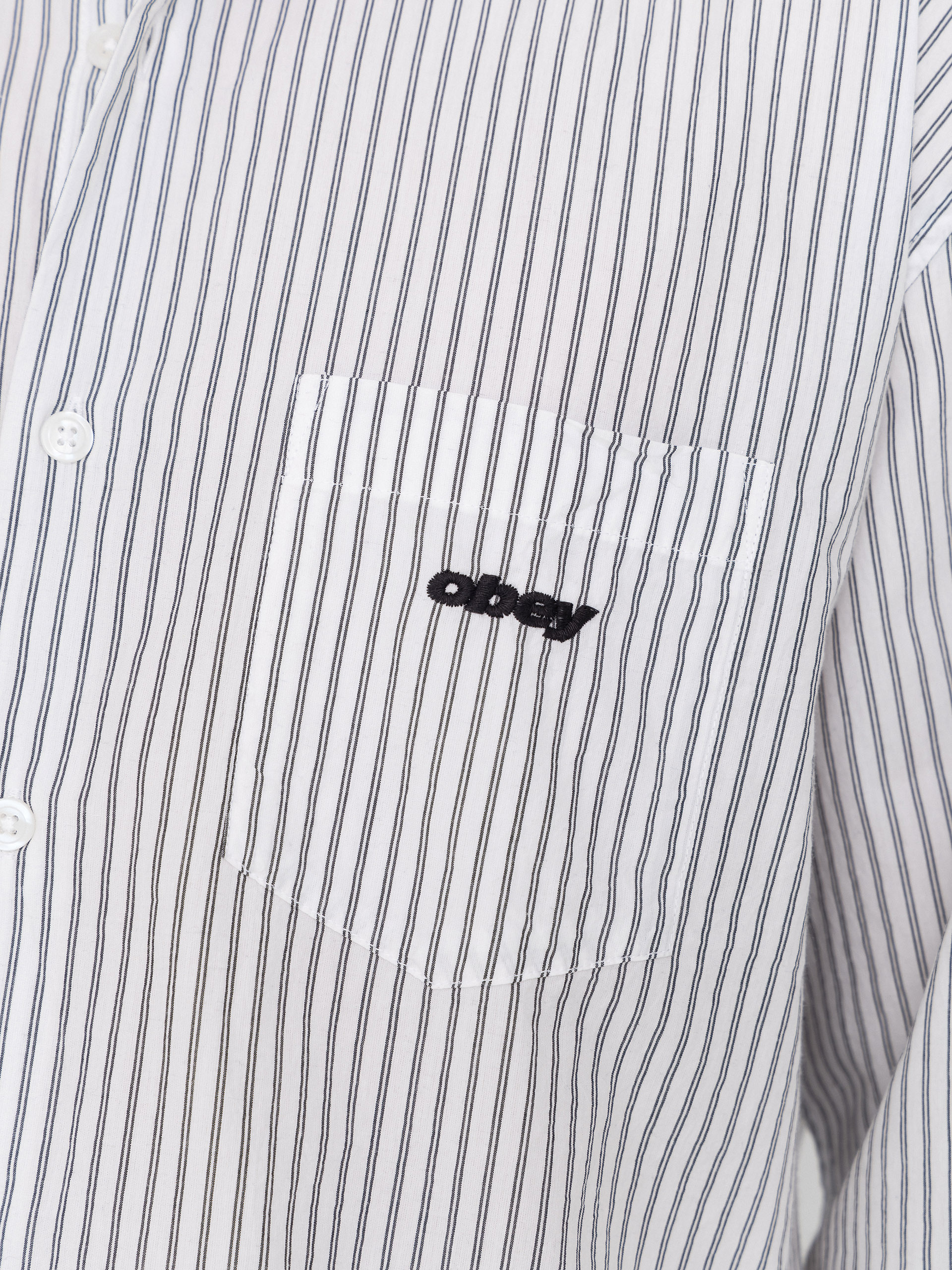 Риза OBEY William (white multi)