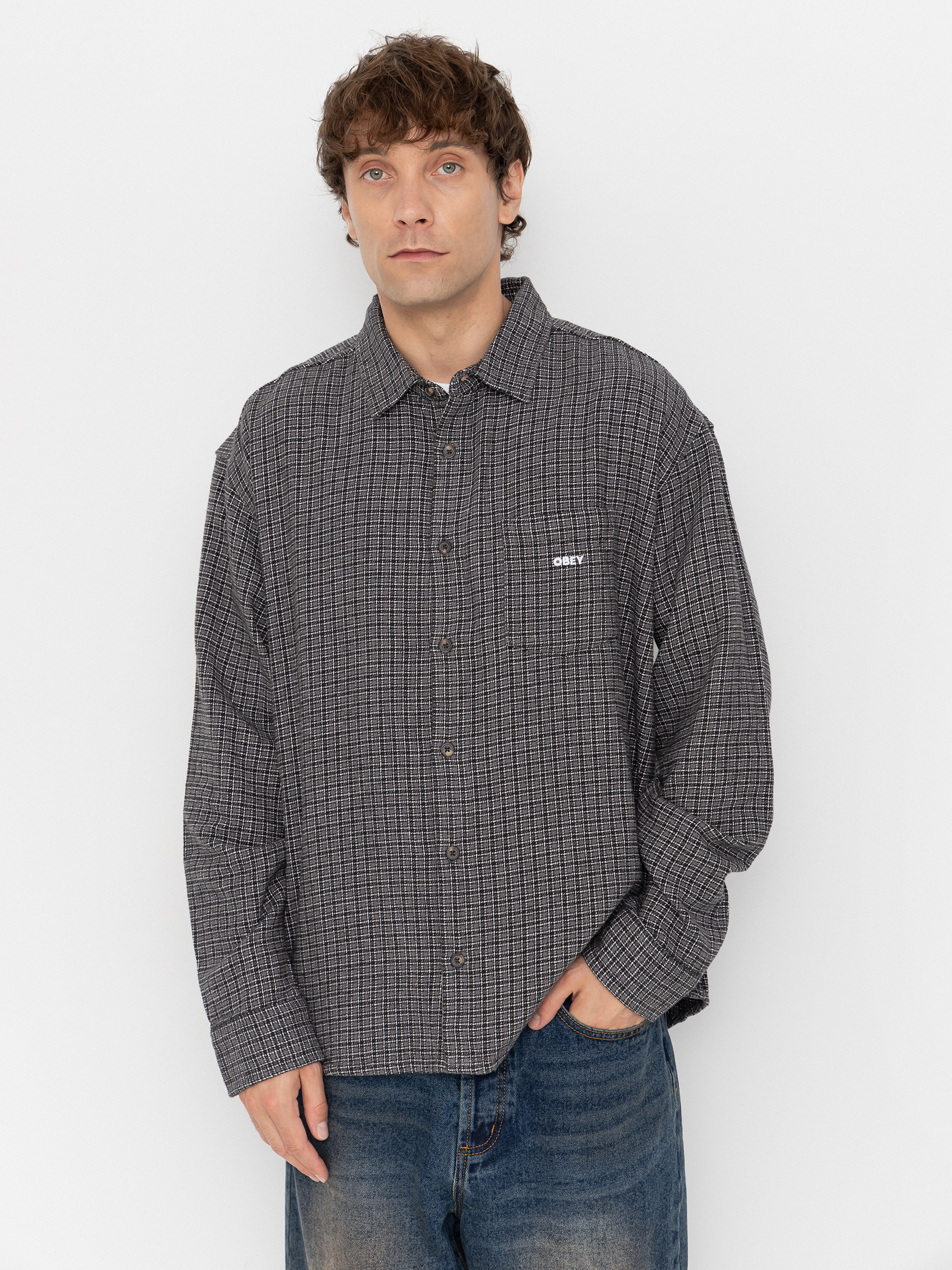 Риза OBEY Bigwig Jack (black multi)