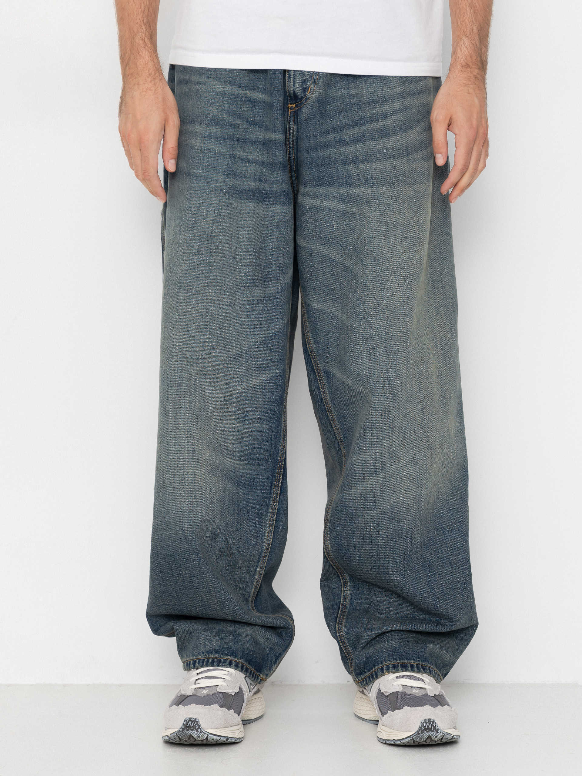 u041fu0430u043du0442u0430u043bu043eu043du0438 Carhartt WIP OG Single Knee (blue/worn used wash)