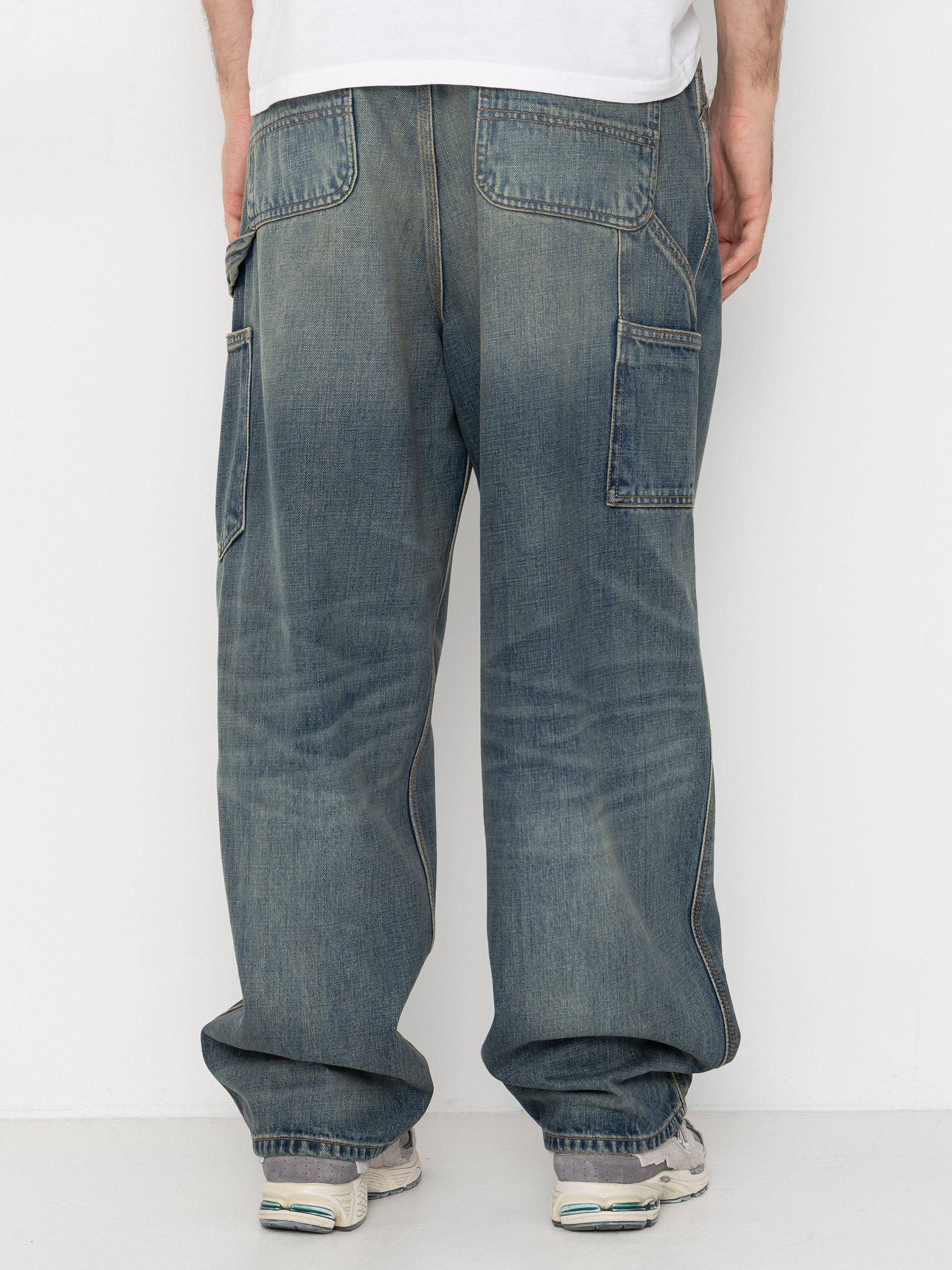 Панталони Carhartt WIP OG Single Knee (blue/worn used wash)