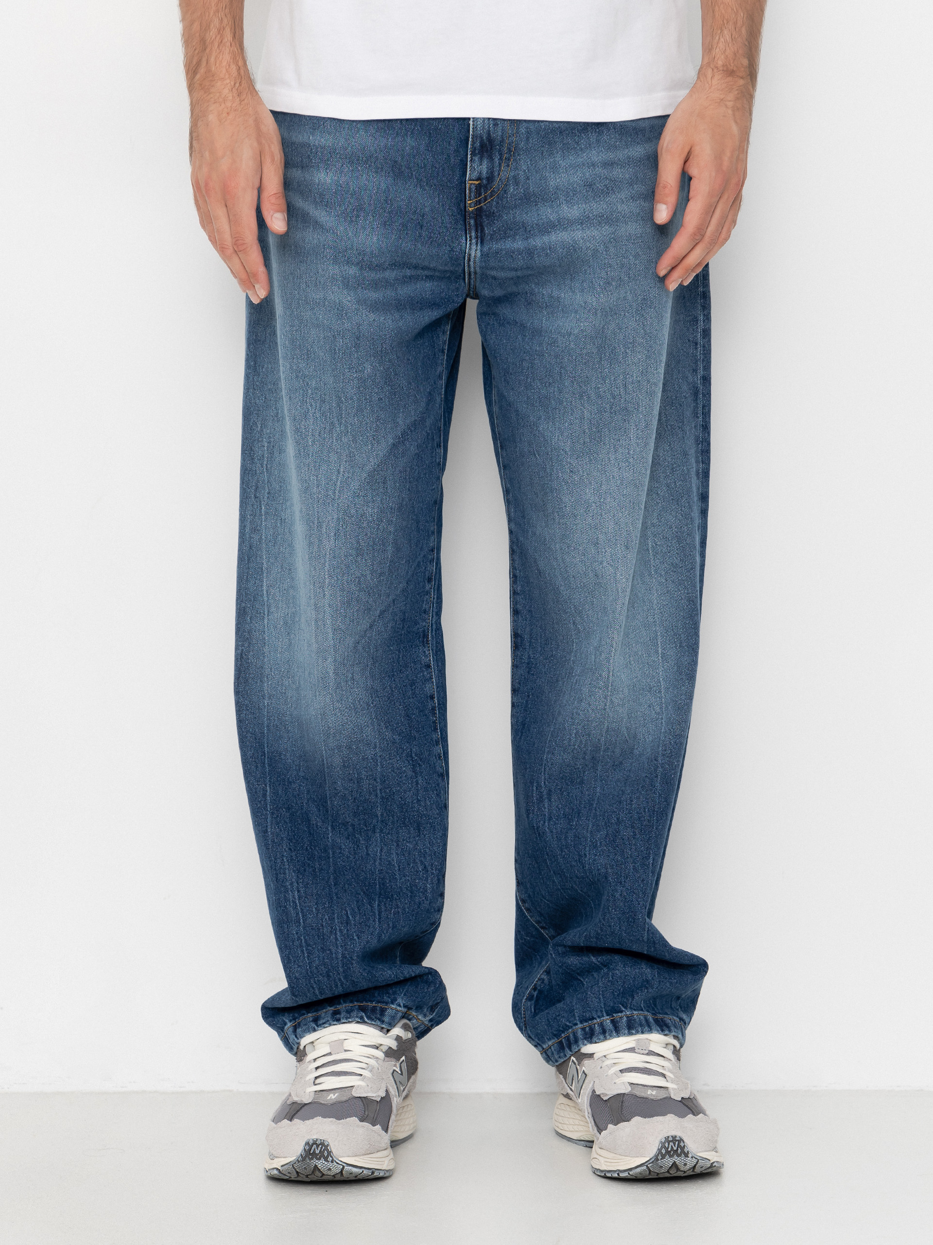 u041fu0430u043du0442u0430u043bu043eu043du0438 Carhartt WIP Landon (blue/marble used wash)