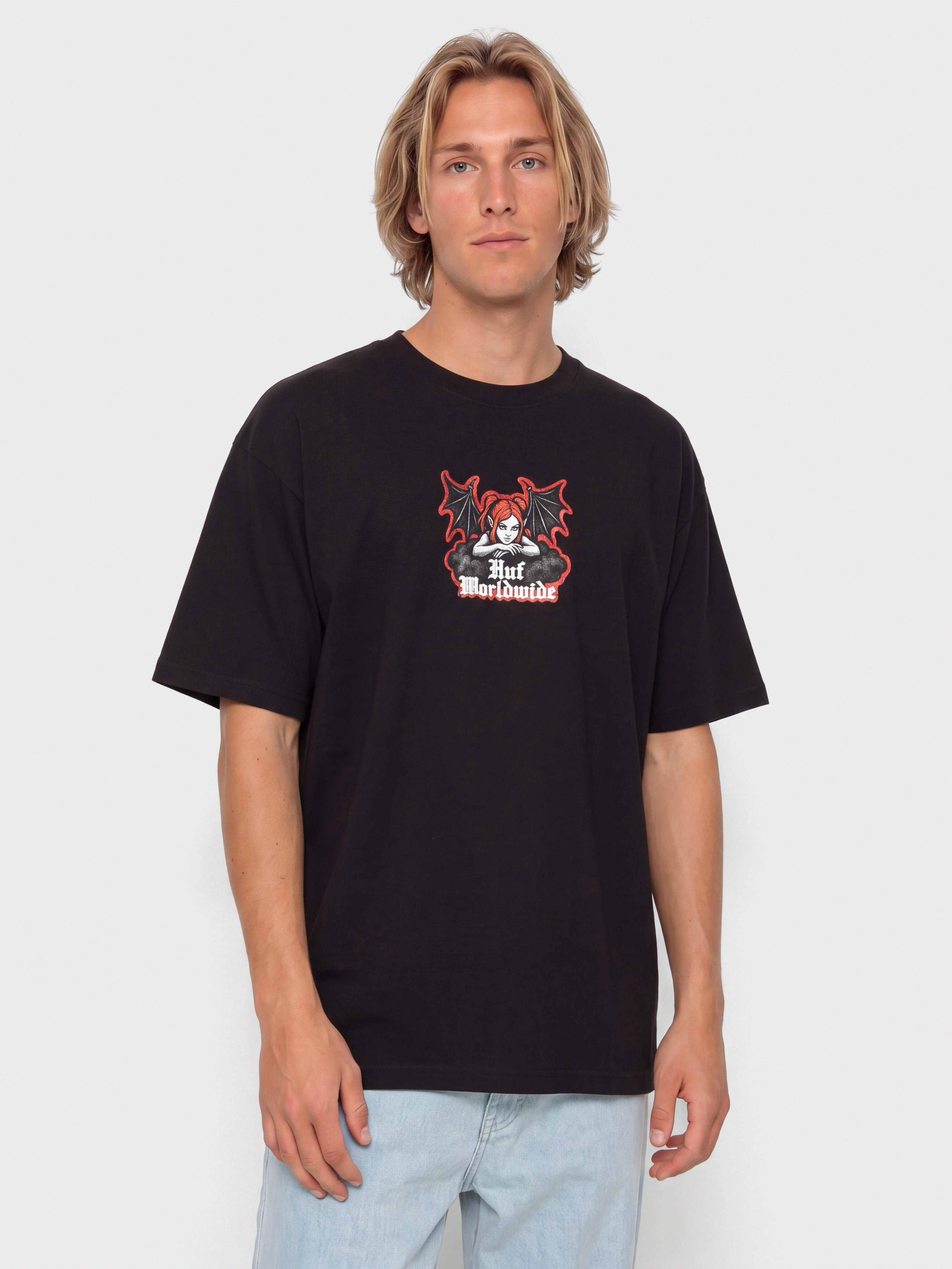 Тениска HUF Chaos (black)