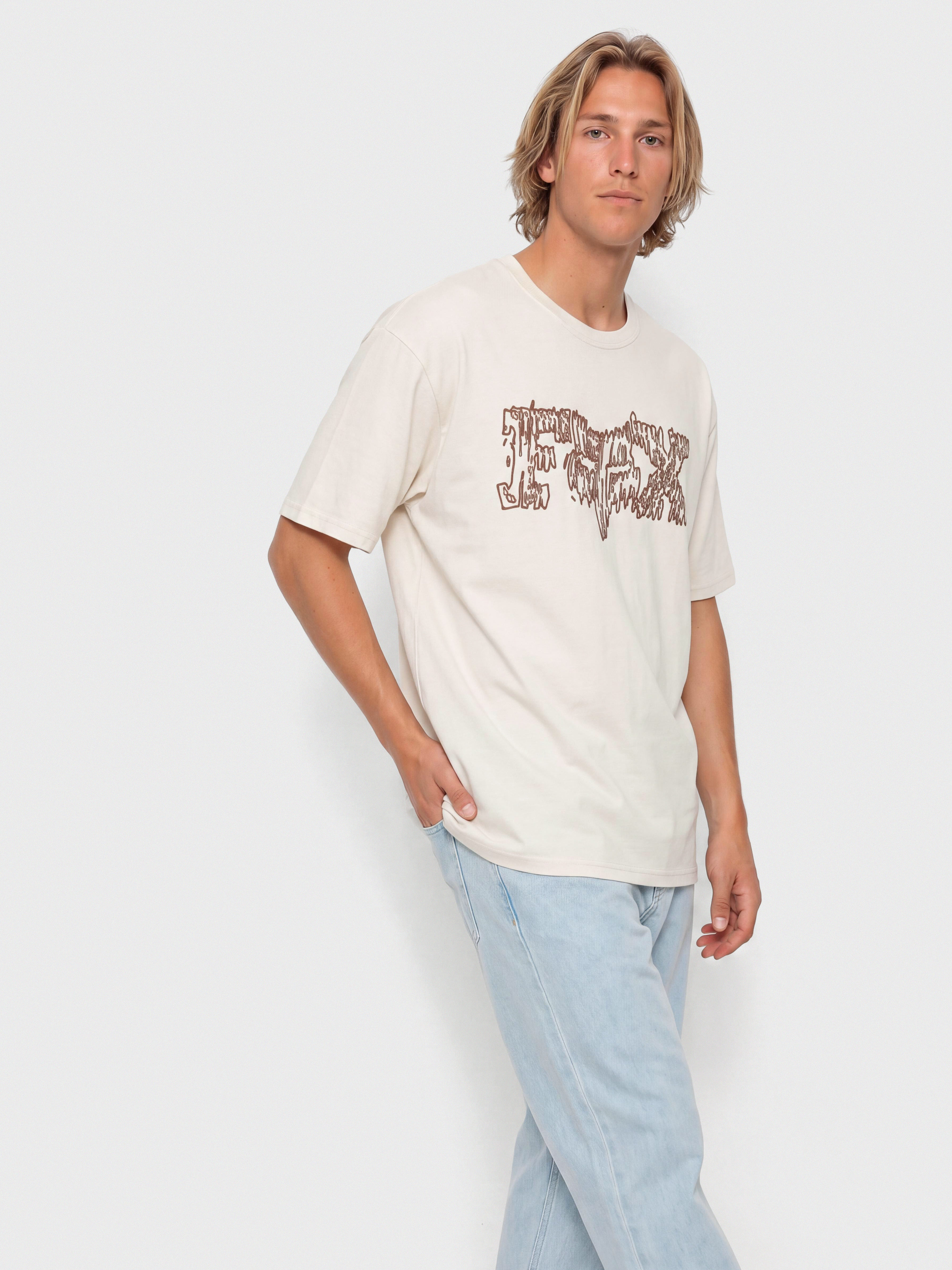 Тениска Fox Dustproof 195 Original (chalk)