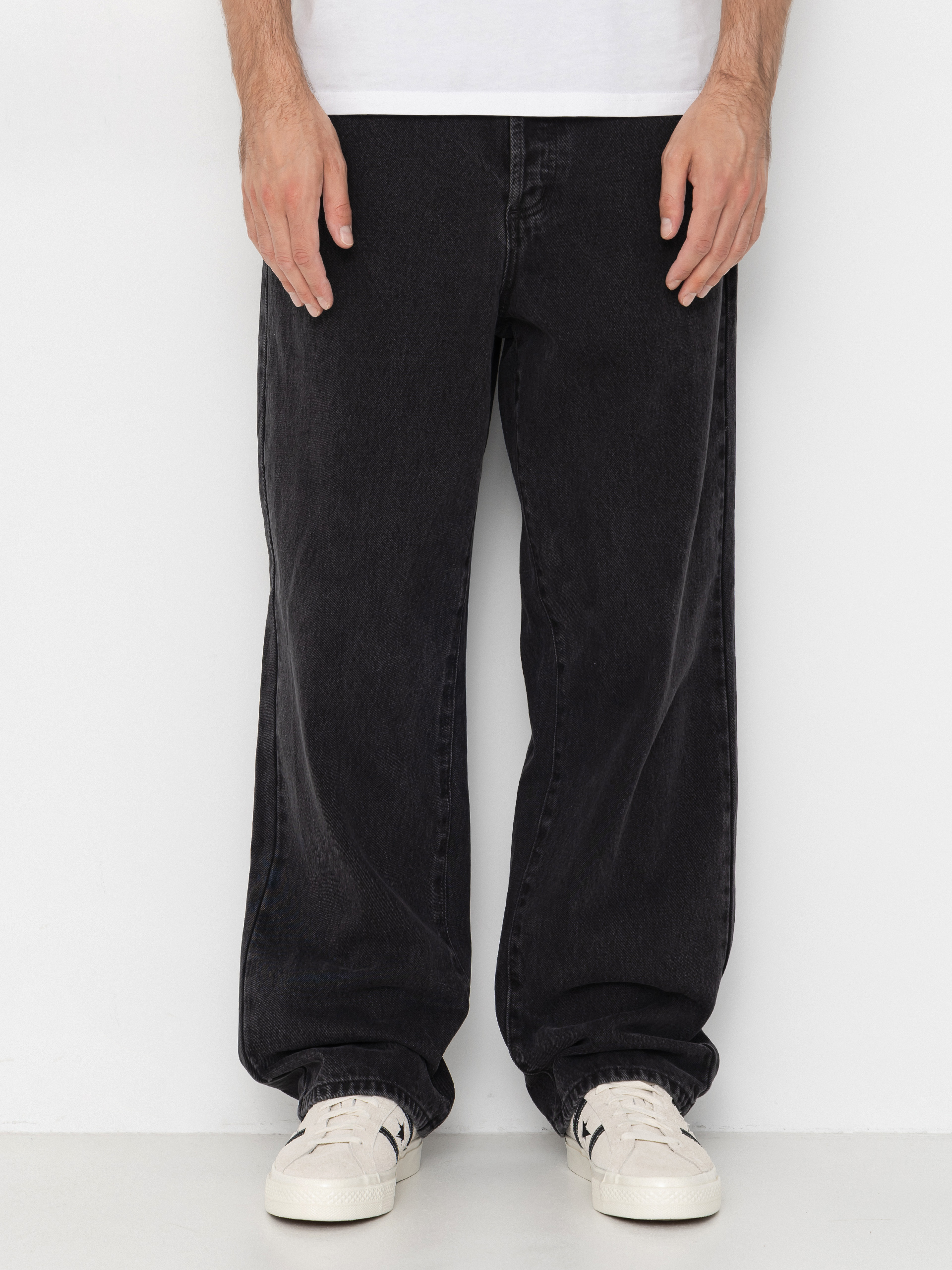Панталони OBEY Classic Baggy Denim (faded black)