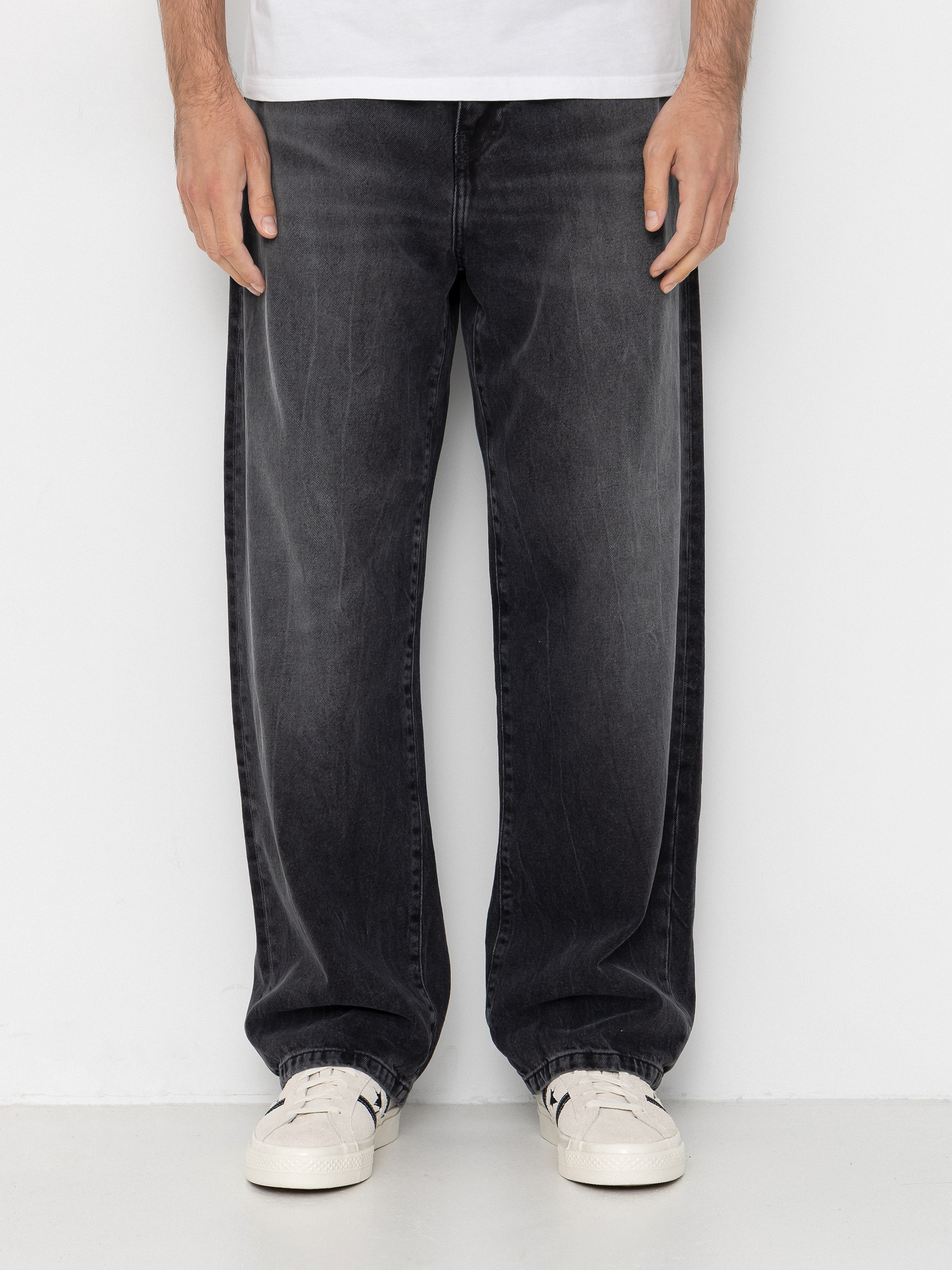 Панталони Carhartt WIP Landon (black/marble used wash)